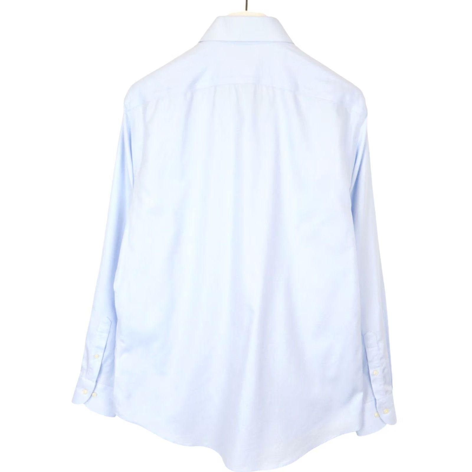 Suitsupply Suitsupply Slim Fit Formal Shirt Blue 43 / 17 Button-Up Dress Shirt Men, New, Button Up, Collared, Long Sleeve, Cotton, Suitsupply Size 46R - 2 Thumbnail