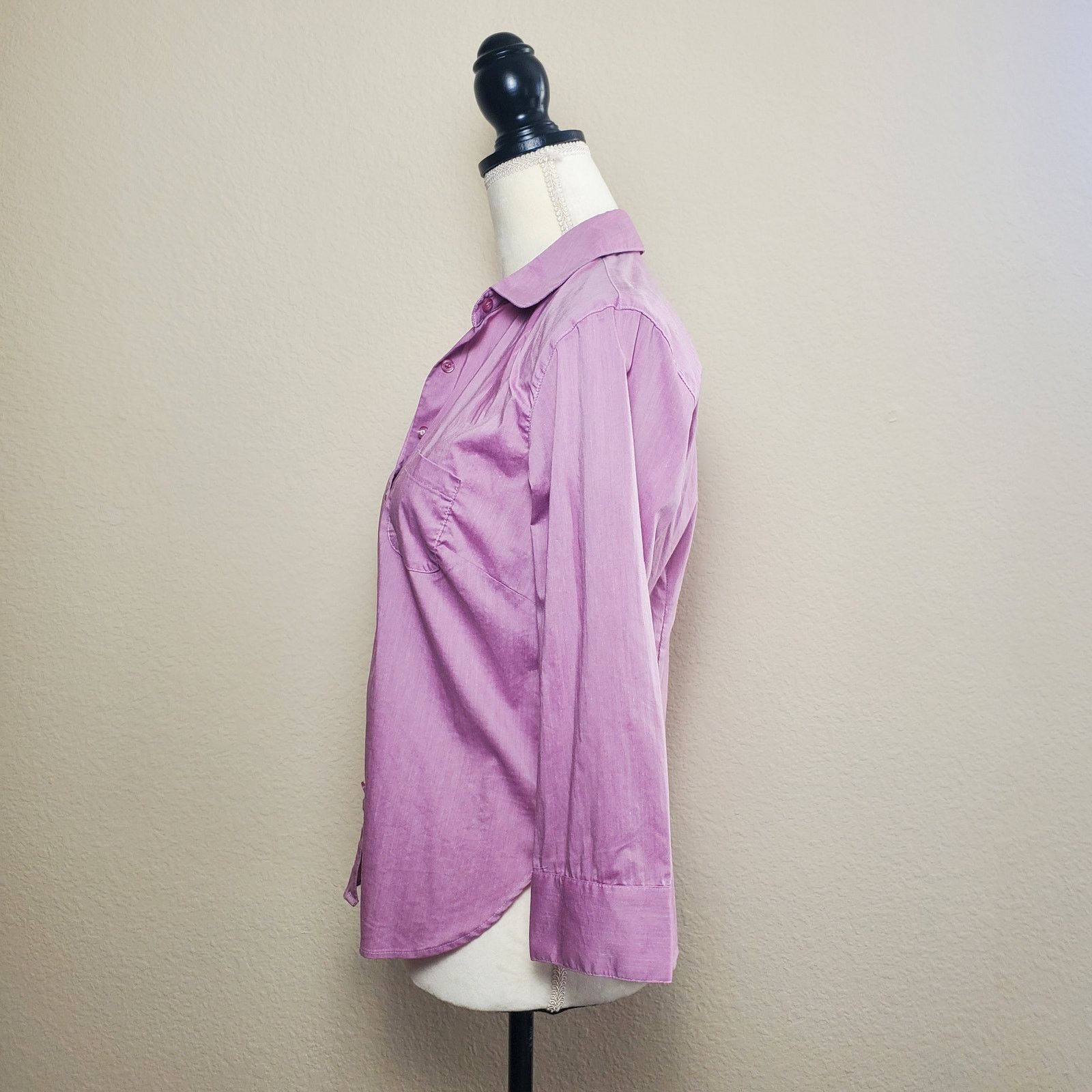 Other Womyn Pink Collared Blouse 2 Size XS / US 0-2 / IT 36-38 - 4 Thumbnail