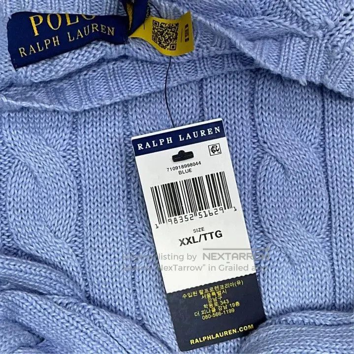 Polo Ralph Lauren Polo Ralph Lauren Cable Knit Slim Fit Sweater. Size US XXL / EU 58 / 5 - 3 Thumbnail