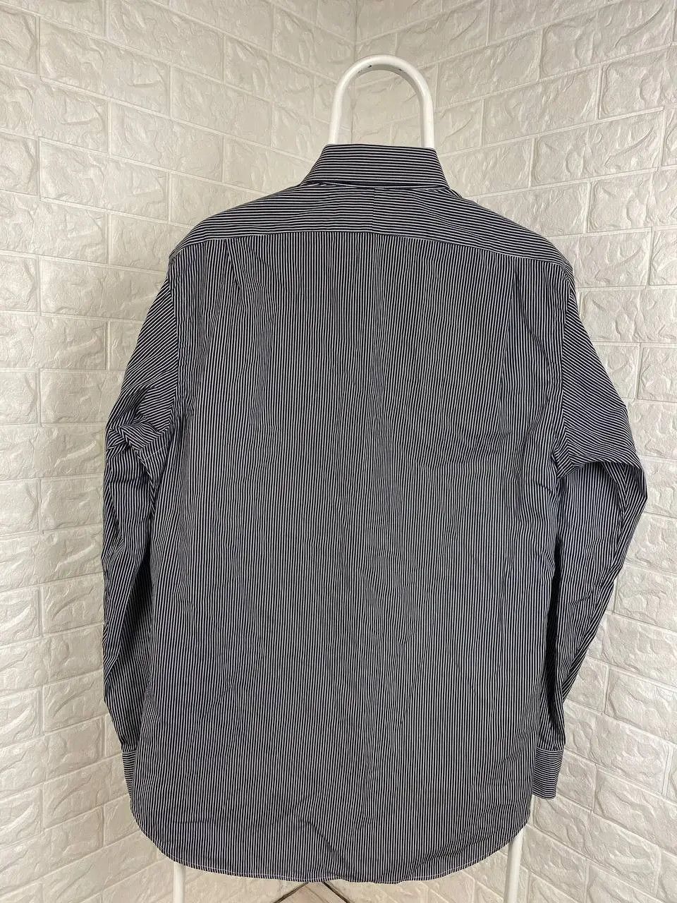 Polo Ralph Lauren × Ralph Lauren Vintage Ralph Lauren Shirt Light Stripe Cotton Long Sleeve Size US L / EU 52-54 / 3 - 7 Thumbnail