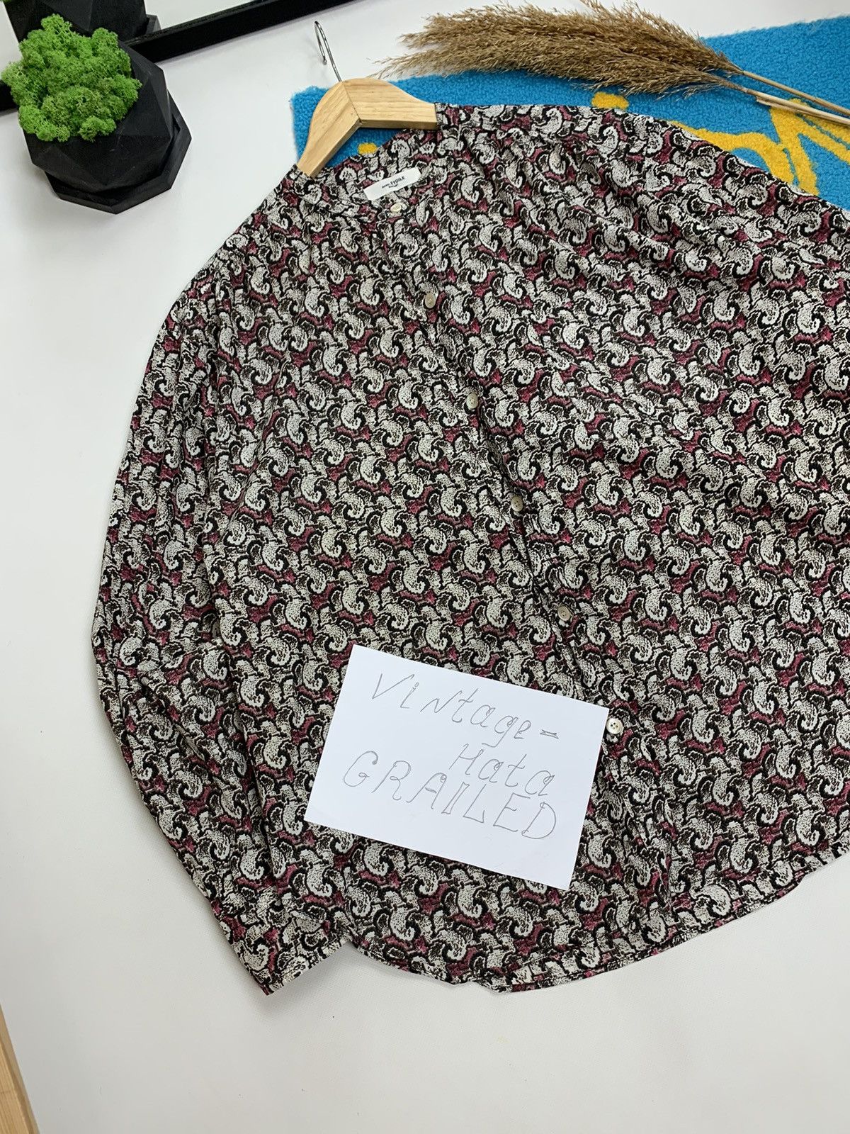 Designer × Isabel Marant Etoile × Vintage Vintage Isabel Marant Floral Printed Flowers Designer Shirt Size M / US 6-8 / IT 42-44 - 12 Thumbnail