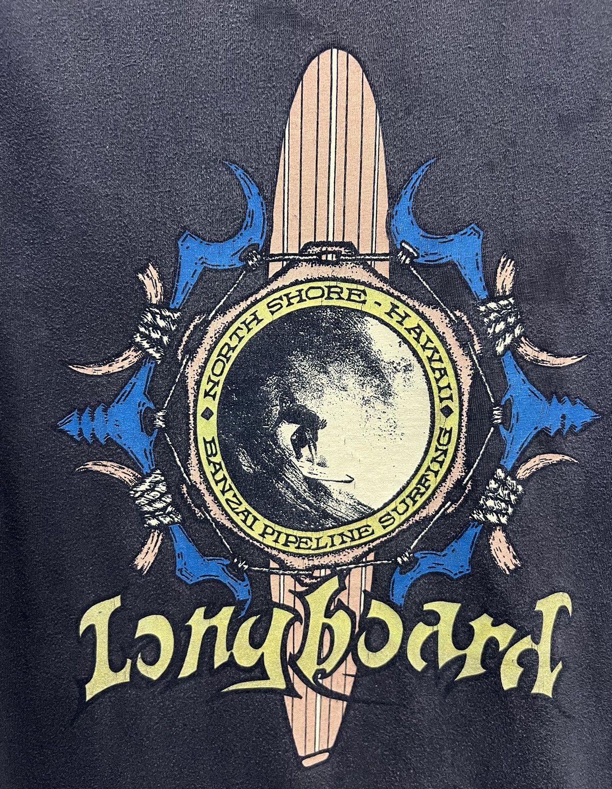 Vintage VINTAGE NORTH SHORE HAWAII LONGBOARD SHIRT Size US L / EU 52-54 / 3 - 4 Thumbnail