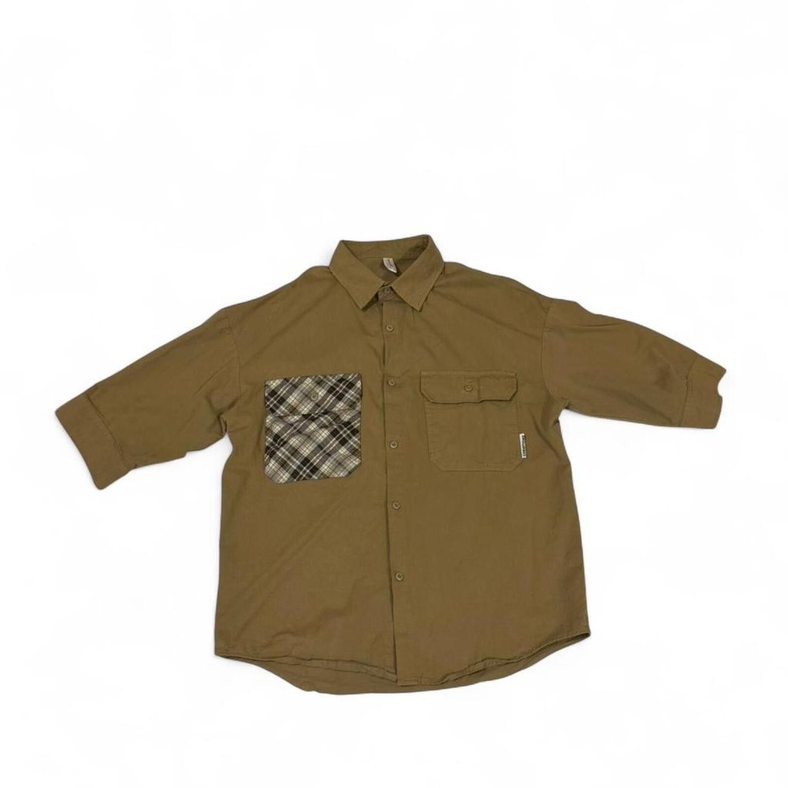 Ed Hardy Fashion Boy brown button up shirt Size US L / EU 52-54 / 3 - 1 Thumbnail