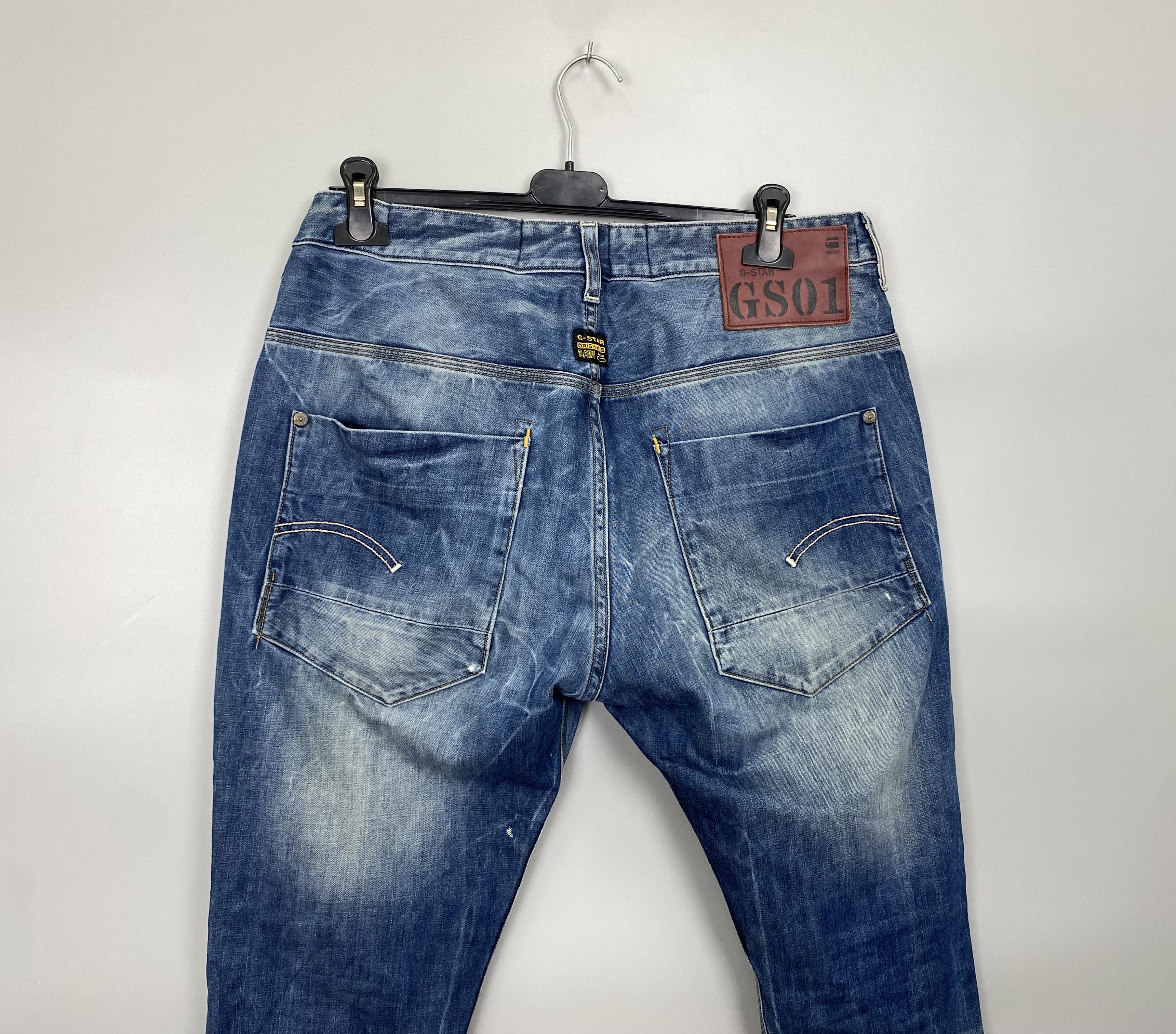 G-Star G-Star Raw New Radar Tapered Distressed Denim Jeans W36 L32 Size US 36 / EU 52 - 7 Thumbnail