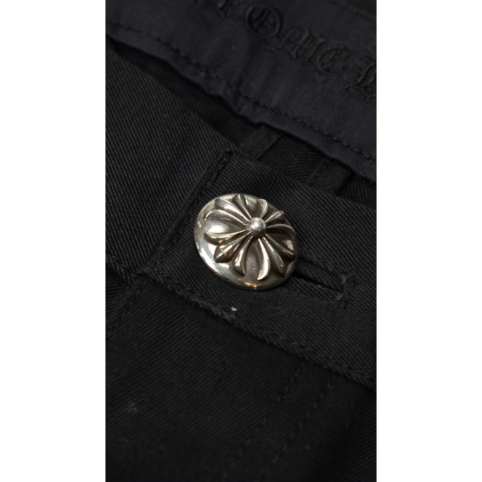Chrome Hearts Camouflage Cross Black Chinos Jeans Size US 31 - 11 Thumbnail