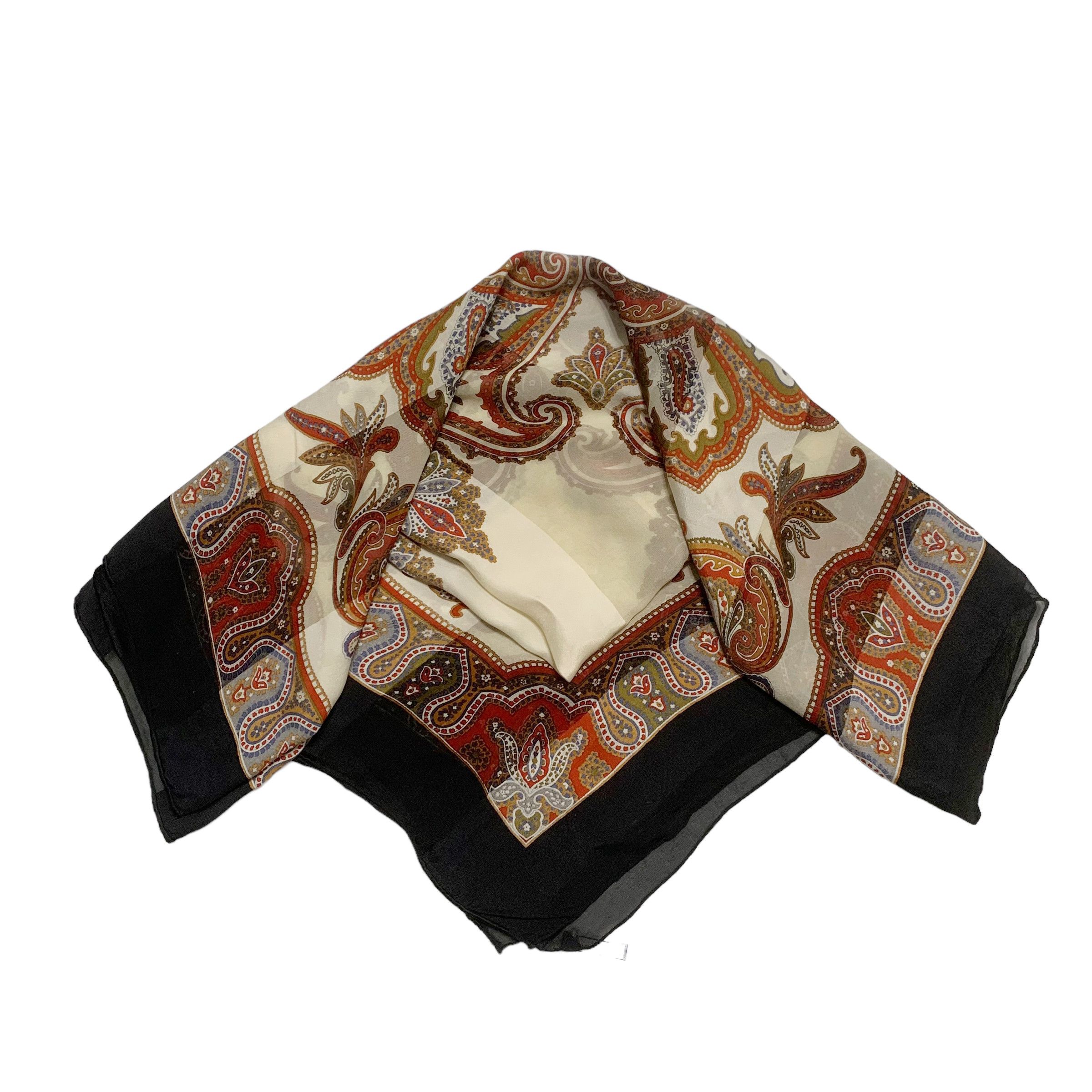 Yves Saint Laurent Yves Saint Laurent Silk Scarf Size ONE SIZE - 1 Thumbnail