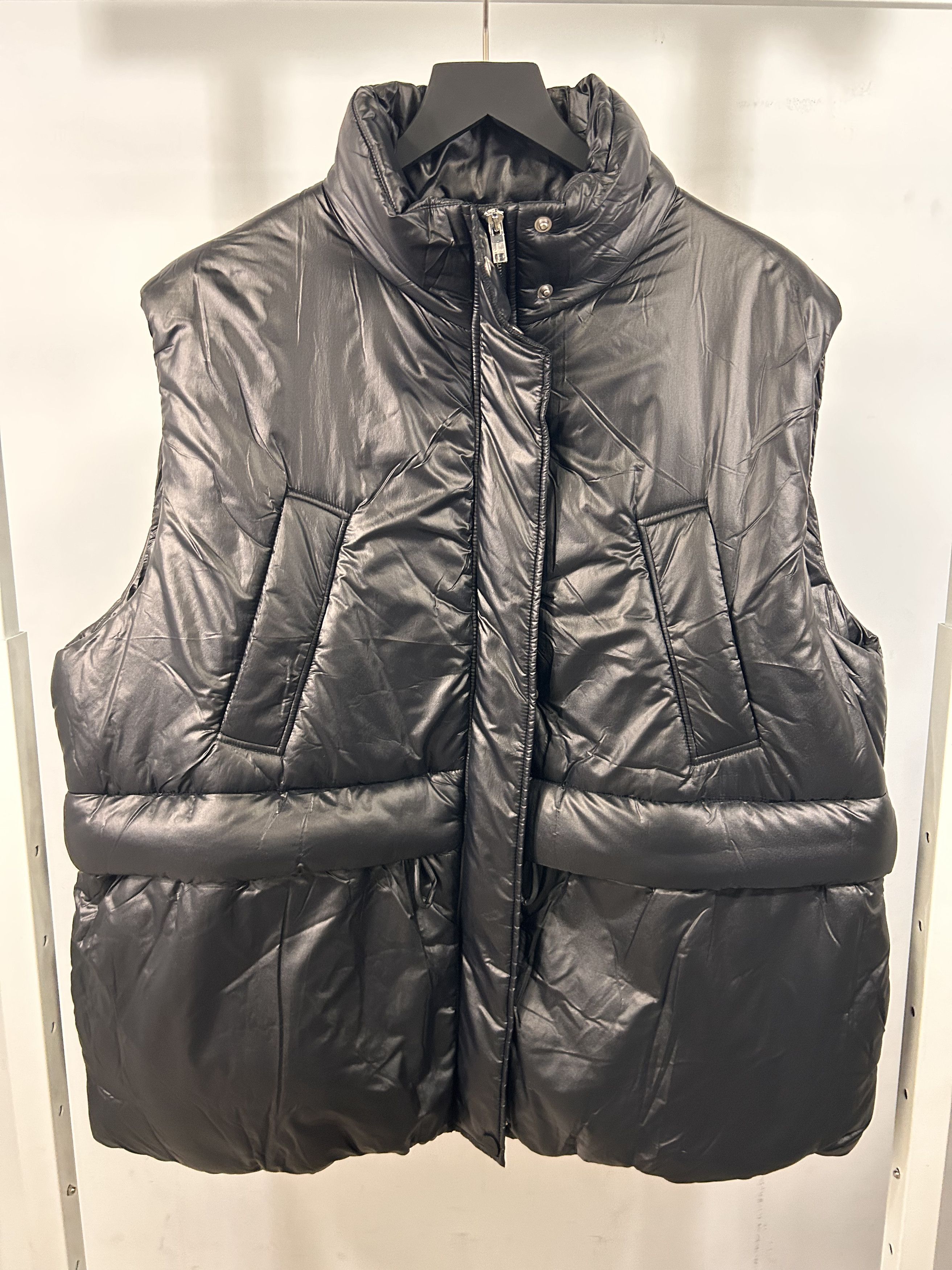 Ganni Shiny Quilt Vest