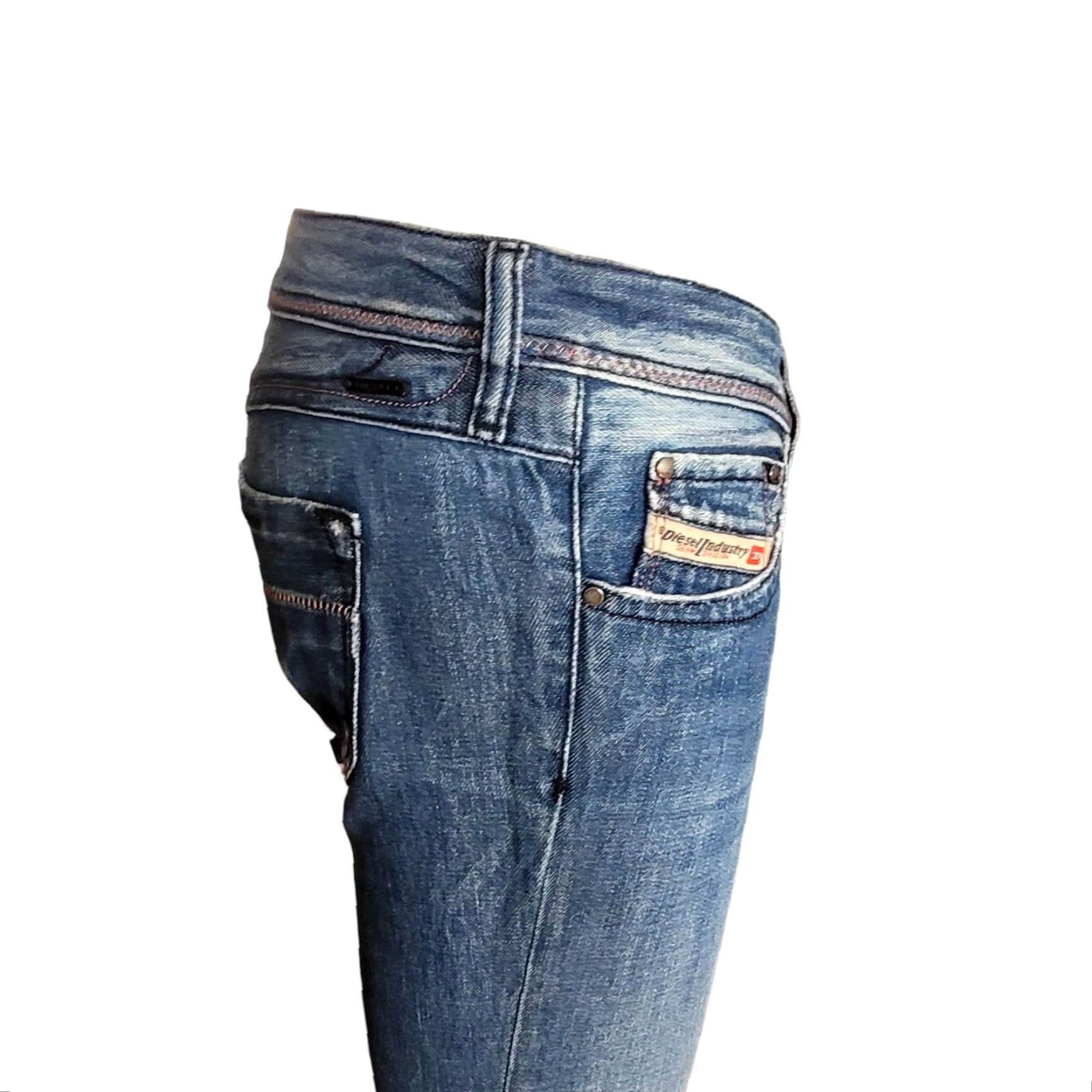 Diesel Diesel Lowky W27 L34 Women’s Bootcut Distressed Jeans – Made in Italy Size 27" / US 4 / IT 40 - 7 Thumbnail