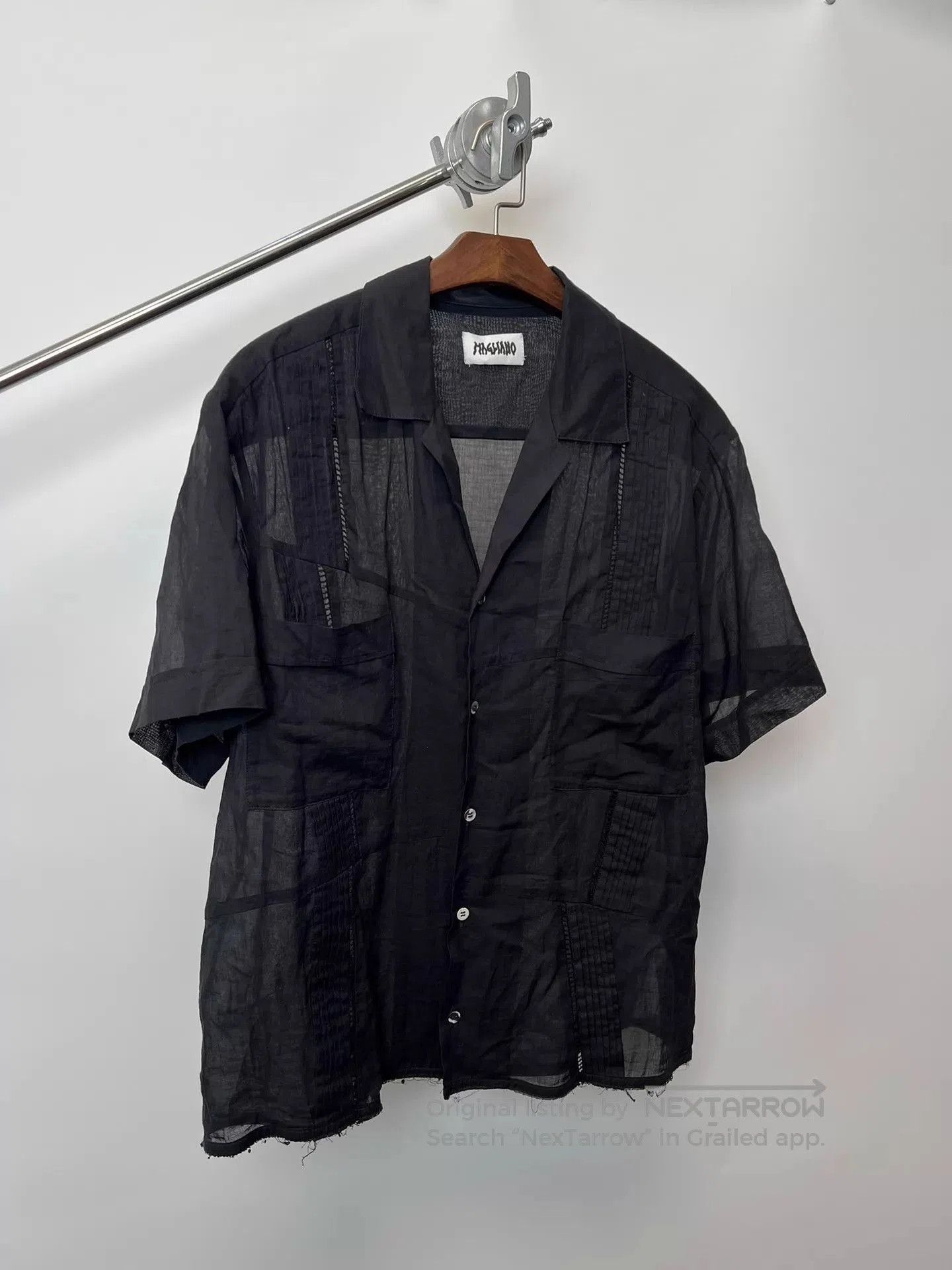 Magliano Black Short Sleeve Button. Size US M / EU 48-50 / 2 - 1 Thumbnail