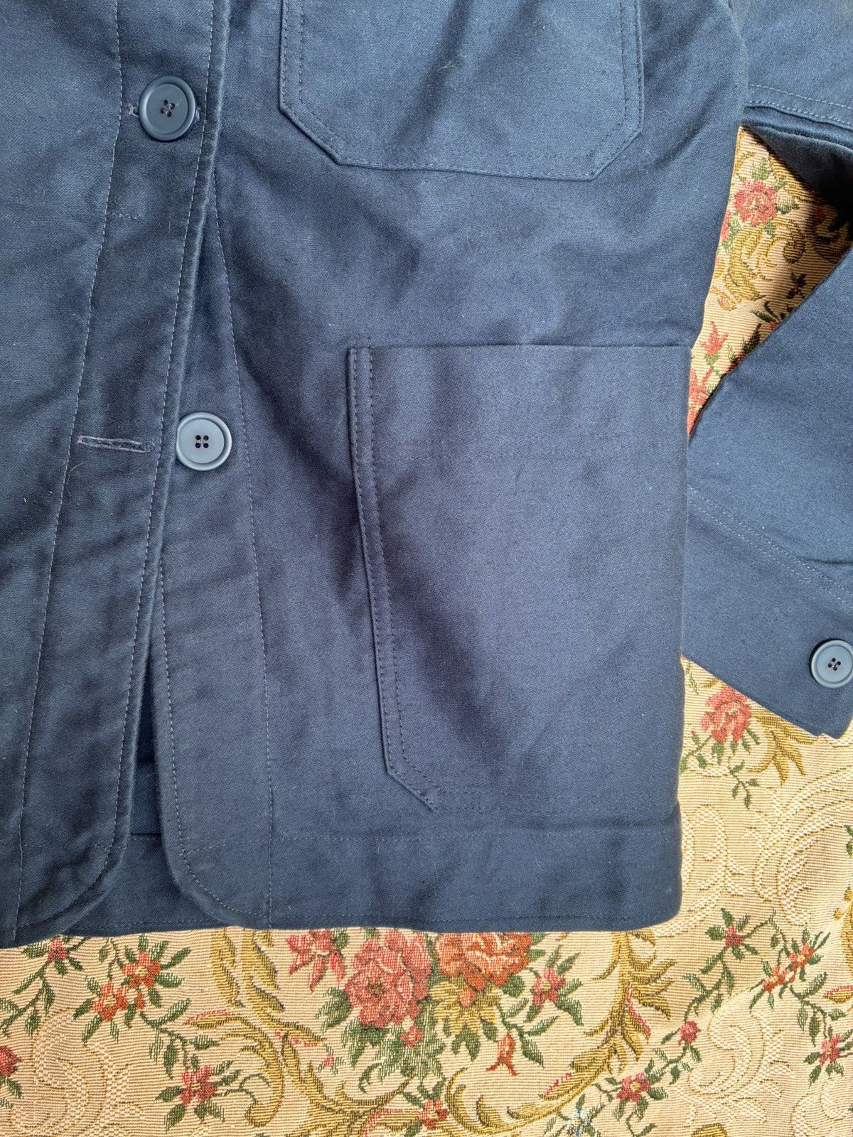 Bleu de Chauffe BLEU DE CHAUFFE GERMINALE MOLESKIN FRENCH MADE CHORE JACKET Size US XS / EU 42 / 0 - 6 Thumbnail