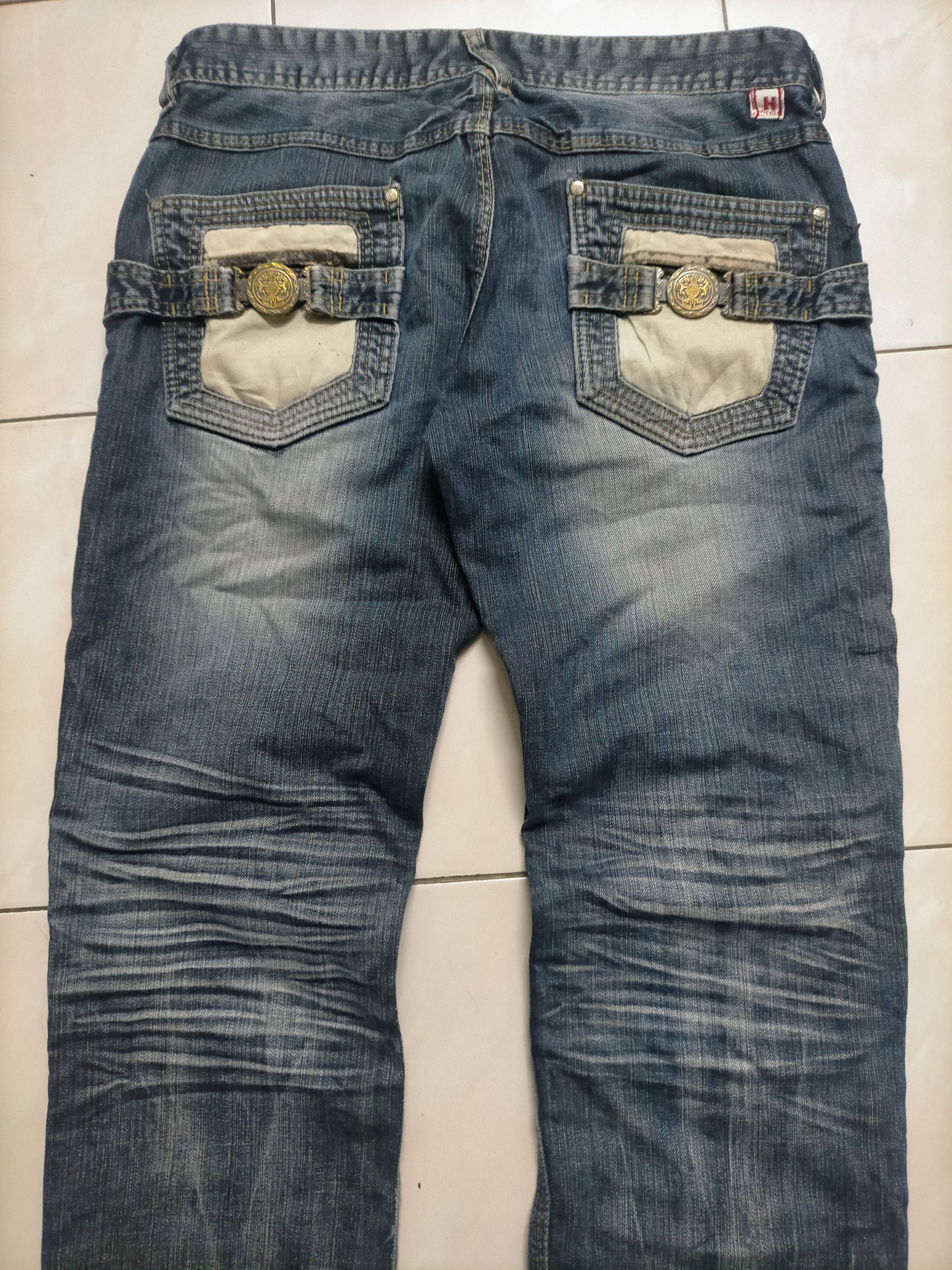 HIDEAWAYS 🔥 Vintage Flared Hideaway Mudwash Jeans Size US 32 / EU 48 - 6 Thumbnail