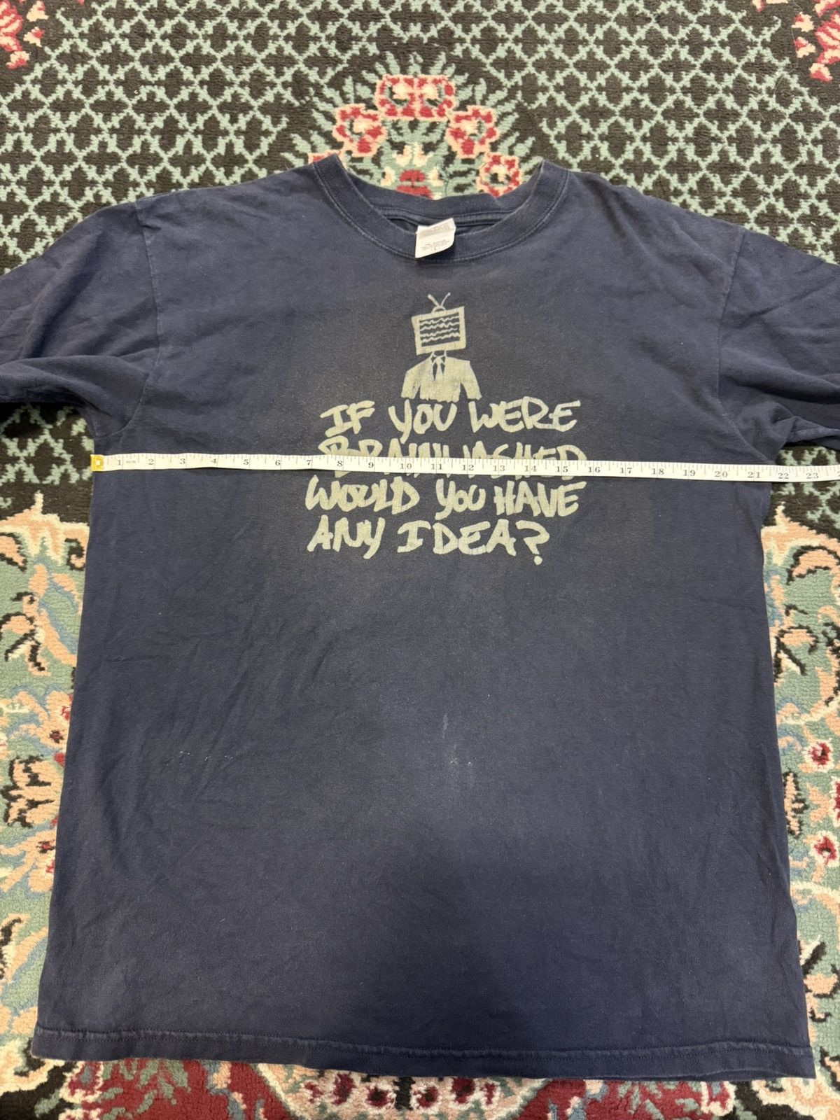Vintage Vintage 90s y2k if you were Brainwashed grunge skate Tee Size US L / EU 52-54 / 3 - 7 Thumbnail
