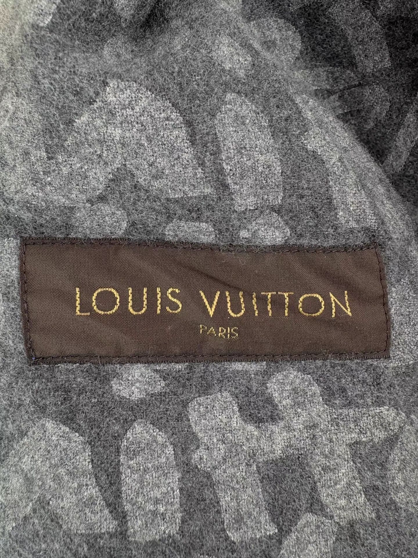 Louis Vuitton LOUIS VUITTON Dark Blue Hooded Down Jacket Size US M / EU 48-50 / 2 - 4 Thumbnail