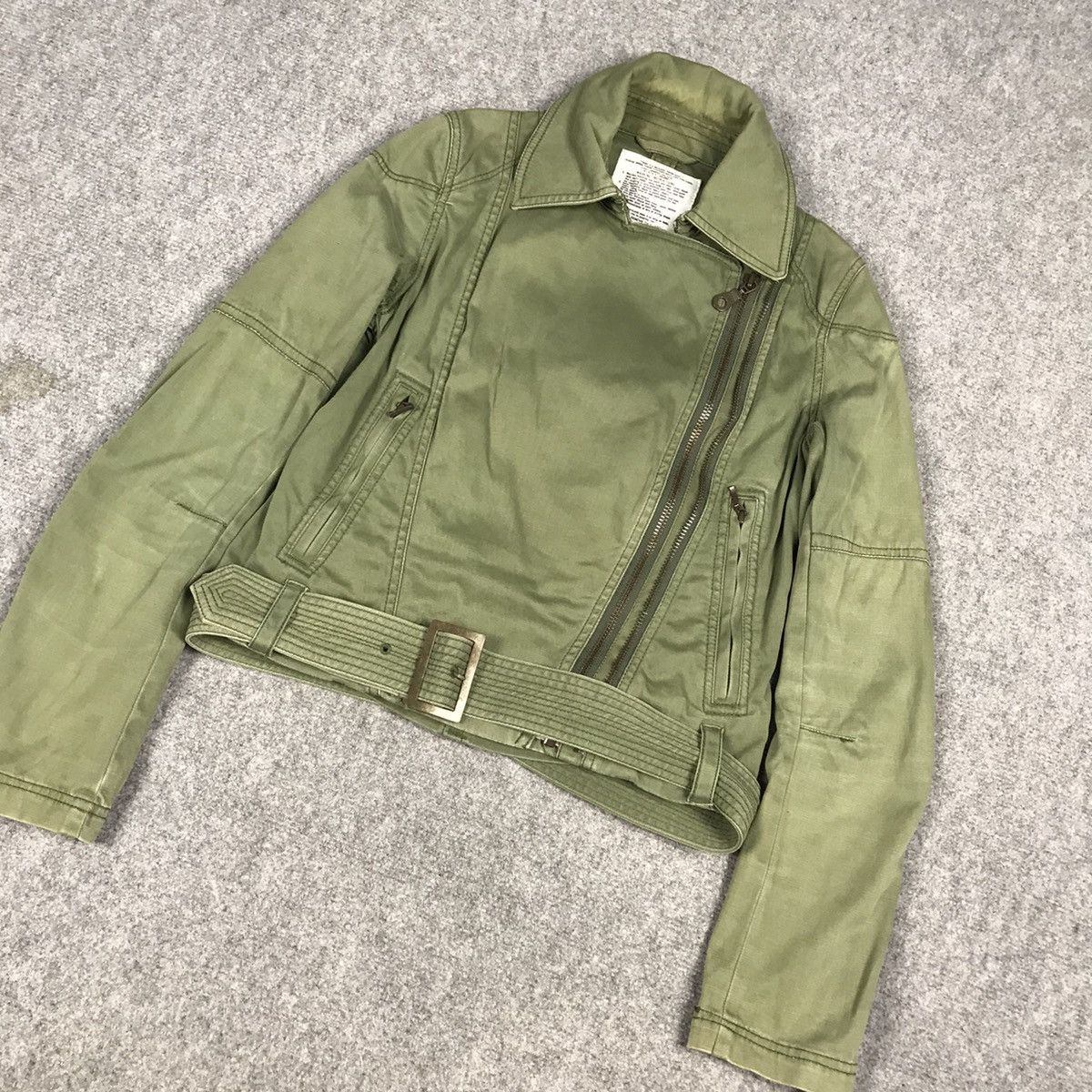 If Six Was Nine × Japanese Brand × Le Grande Bleu (L.G.B.) G.O.A JAPAN GREEN MILITARY CROPPED JACKET Size US XS / EU 42 / 0 - 4 Thumbnail