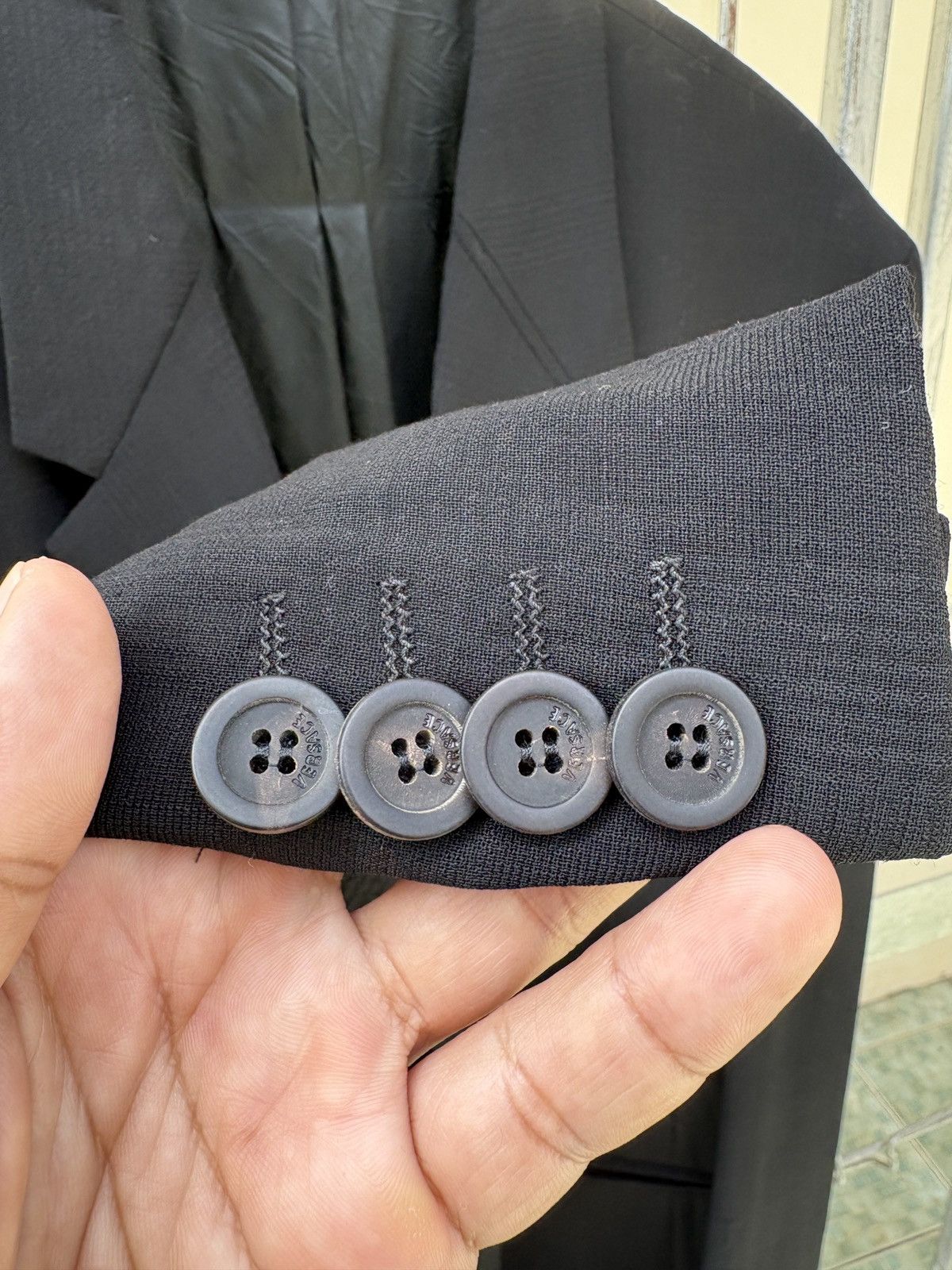 Versace Versace black blazer jacket Size 46R - 12 Thumbnail