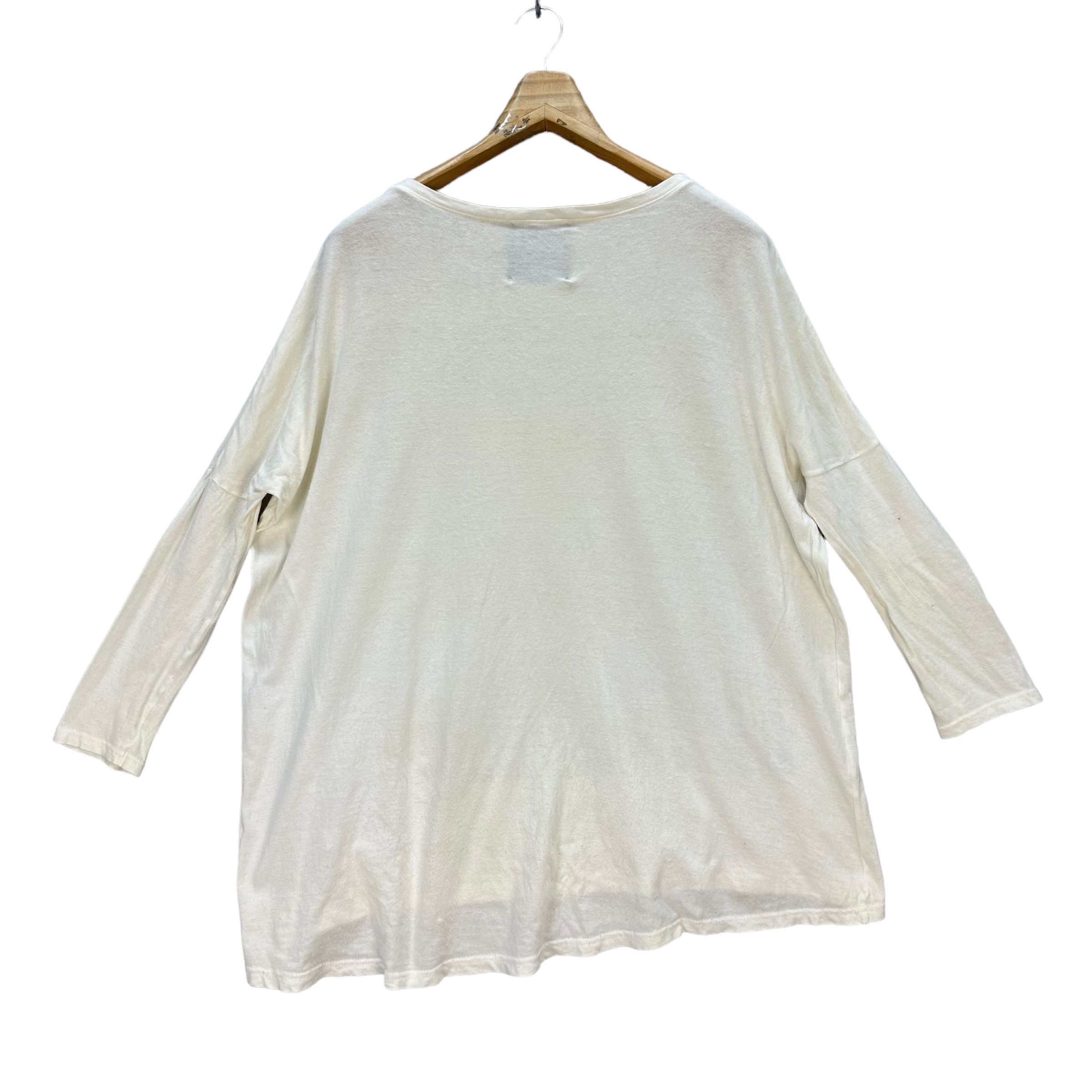 Japanese Brand VINTAGE UPC BARCODE OVERSIZED LONG SLEEVE TEES #7578-154 Size ONE SIZE - 10 Thumbnail