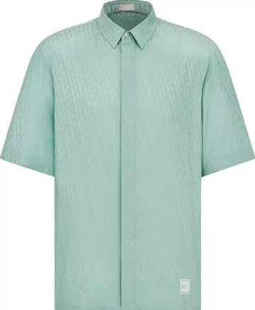 image of Dior O1W1Db10124 Shirts In Sea Green, Men's (Size Medium)