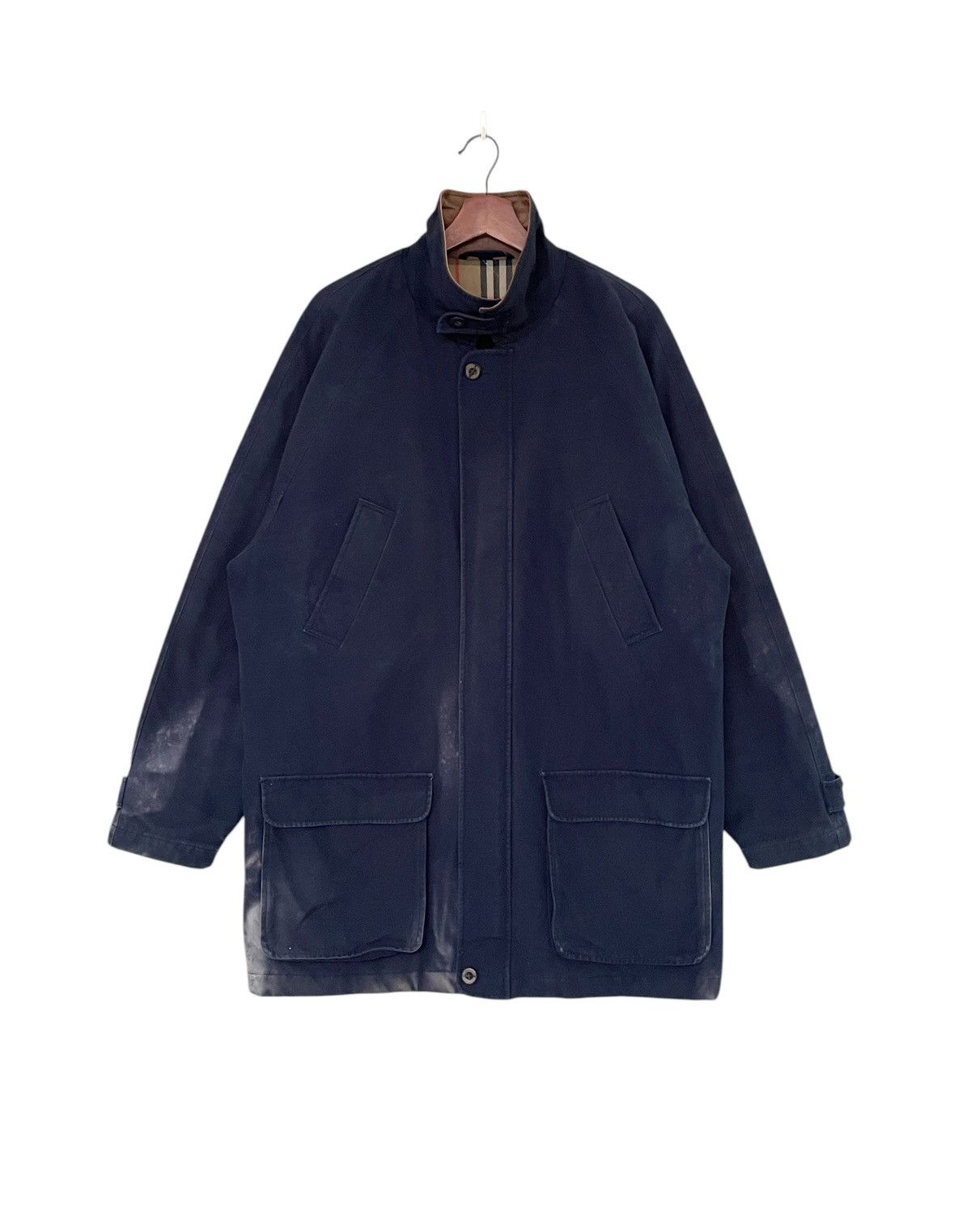 Burberry × Vintage Vintage Brand Burberry Checkered Trench Coat 1990s Size US M / EU 48-50 / 2 - 2 Thumbnail