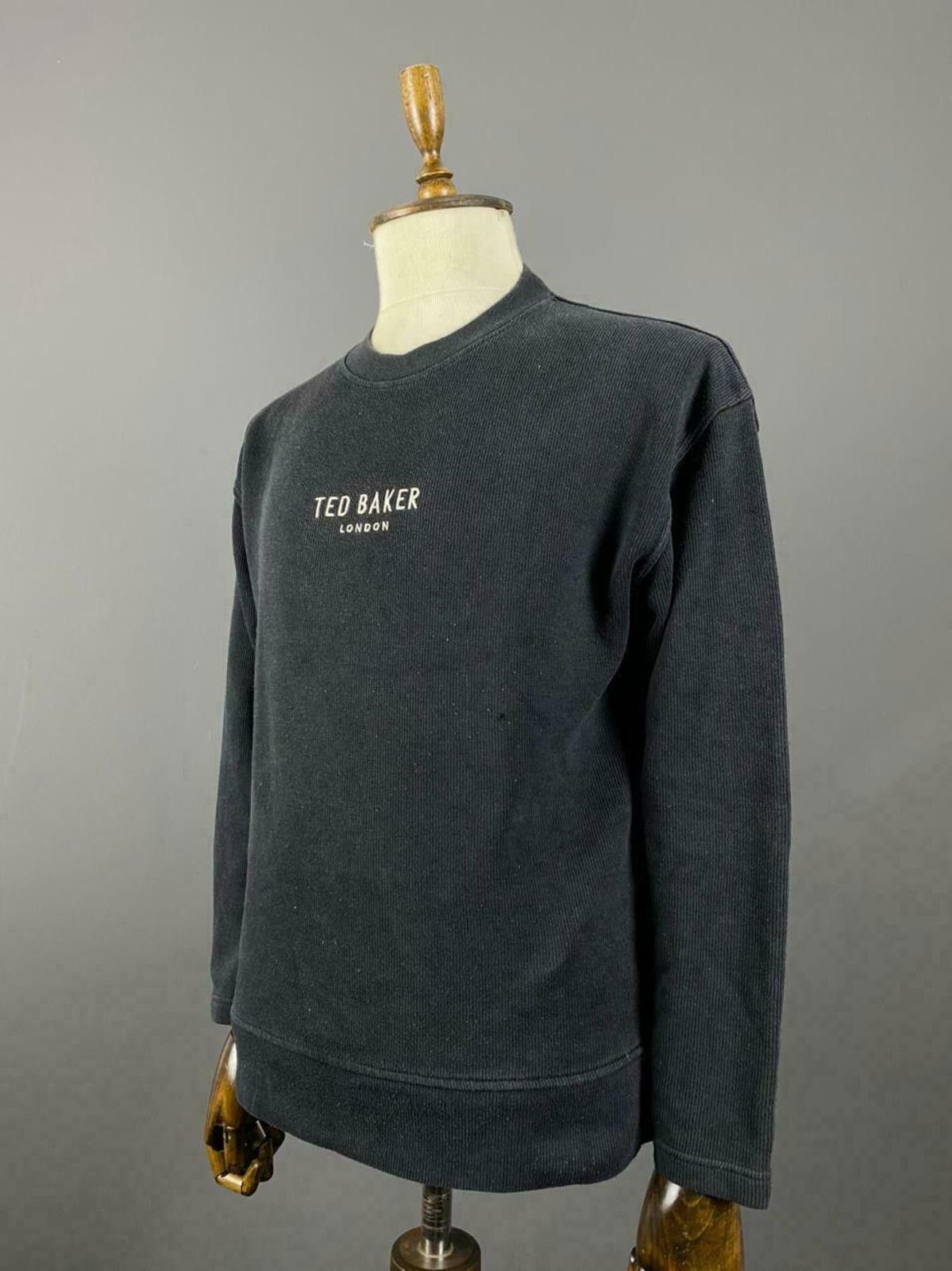 Ted Baker Men Ted Baker London Black Big Sweatshirt Sweater Size 3 Size US M / EU 48-50 / 2 - 1 Thumbnail