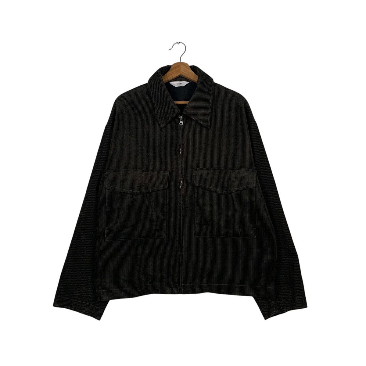 Japanese Brand WYM LIDNM Dark Brown Work Corduroy Jacket #1842-C80 Size US L / EU 52-54 / 3 - 1 Thumbnail