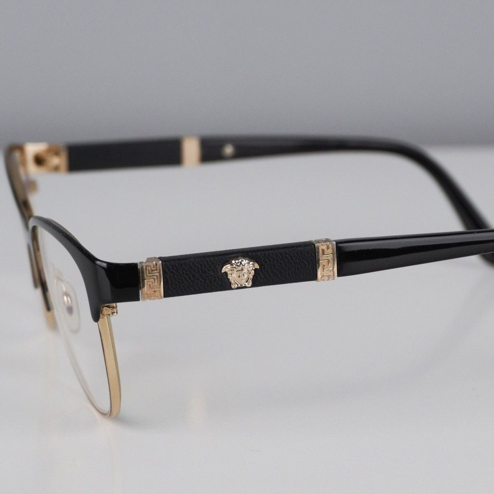 Versace Versace medusa logo gold black glasses Size ONE SIZE - 6 Thumbnail