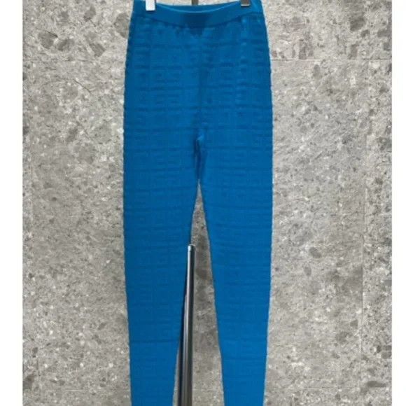 Givenchy GIVENCHY Monogram Leggings - Acqua Marine - NEW WITH TAGS Size 25" / US 0 / IT 36 - 5 Thumbnail