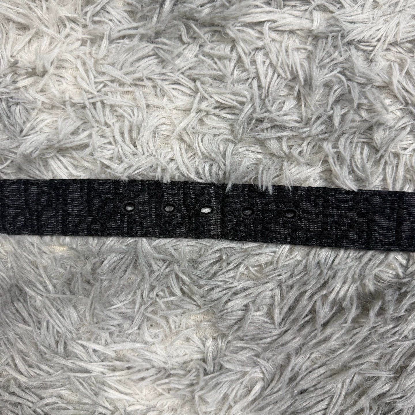 Dior dior black woven leather belt size 95 Size ONE SIZE - 6 Thumbnail