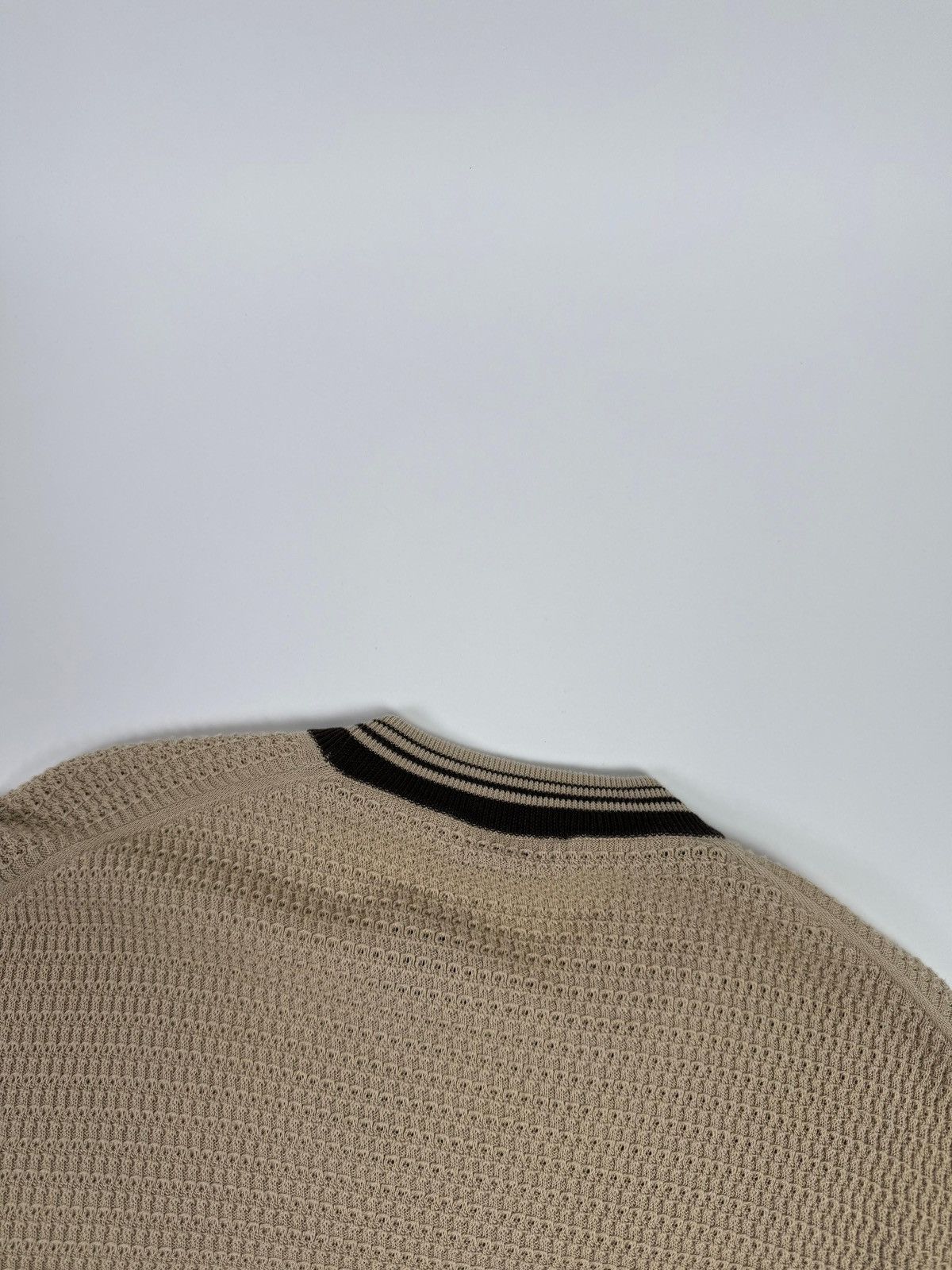 Prada SS2023 Waffle-Knit Short Sleeve Sweater Size US M / EU 48-50 / 2 - 4 Thumbnail