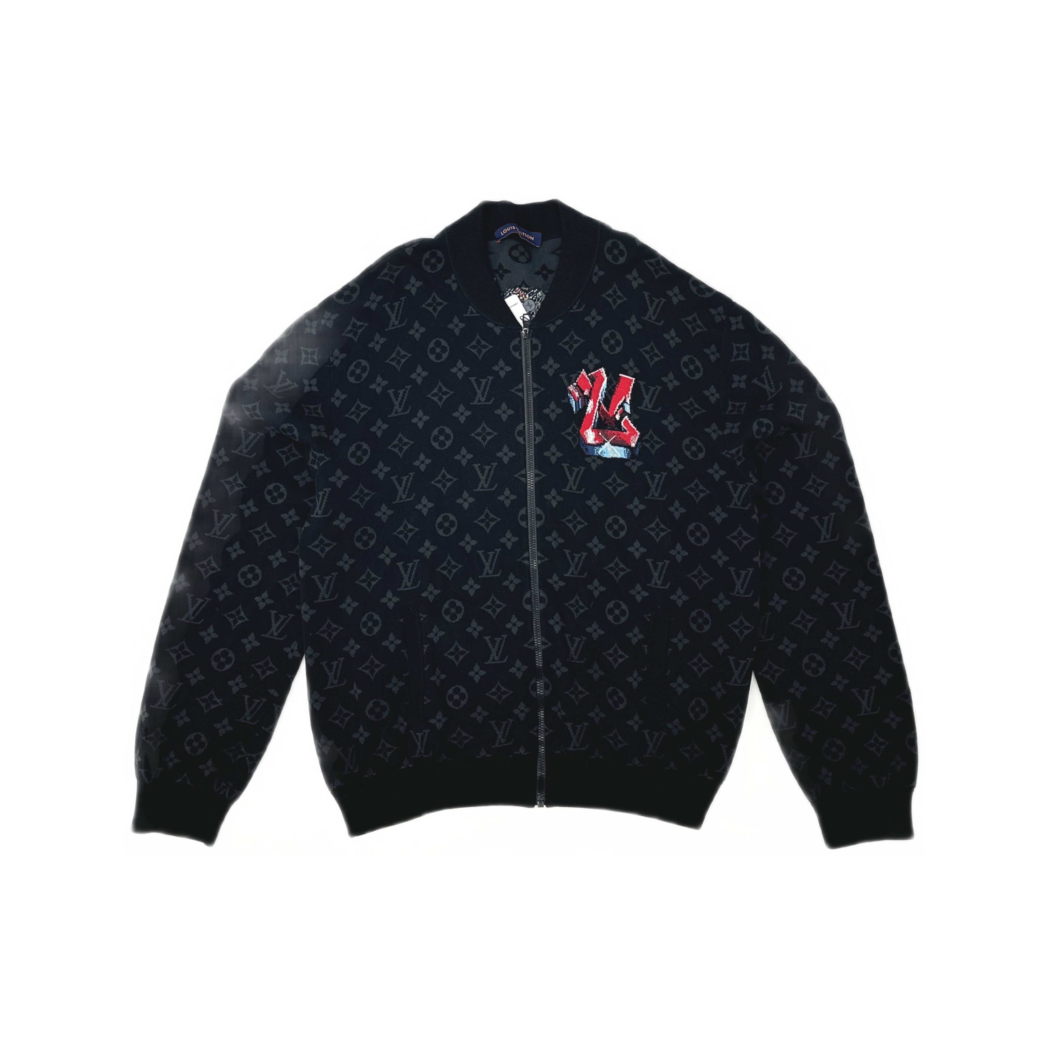 Louis Vuitton Louis Vuitton Monogram Knit Zip-Up Jacket Size XL Size US XL / EU 56 / 4 - 1 Thumbnail
