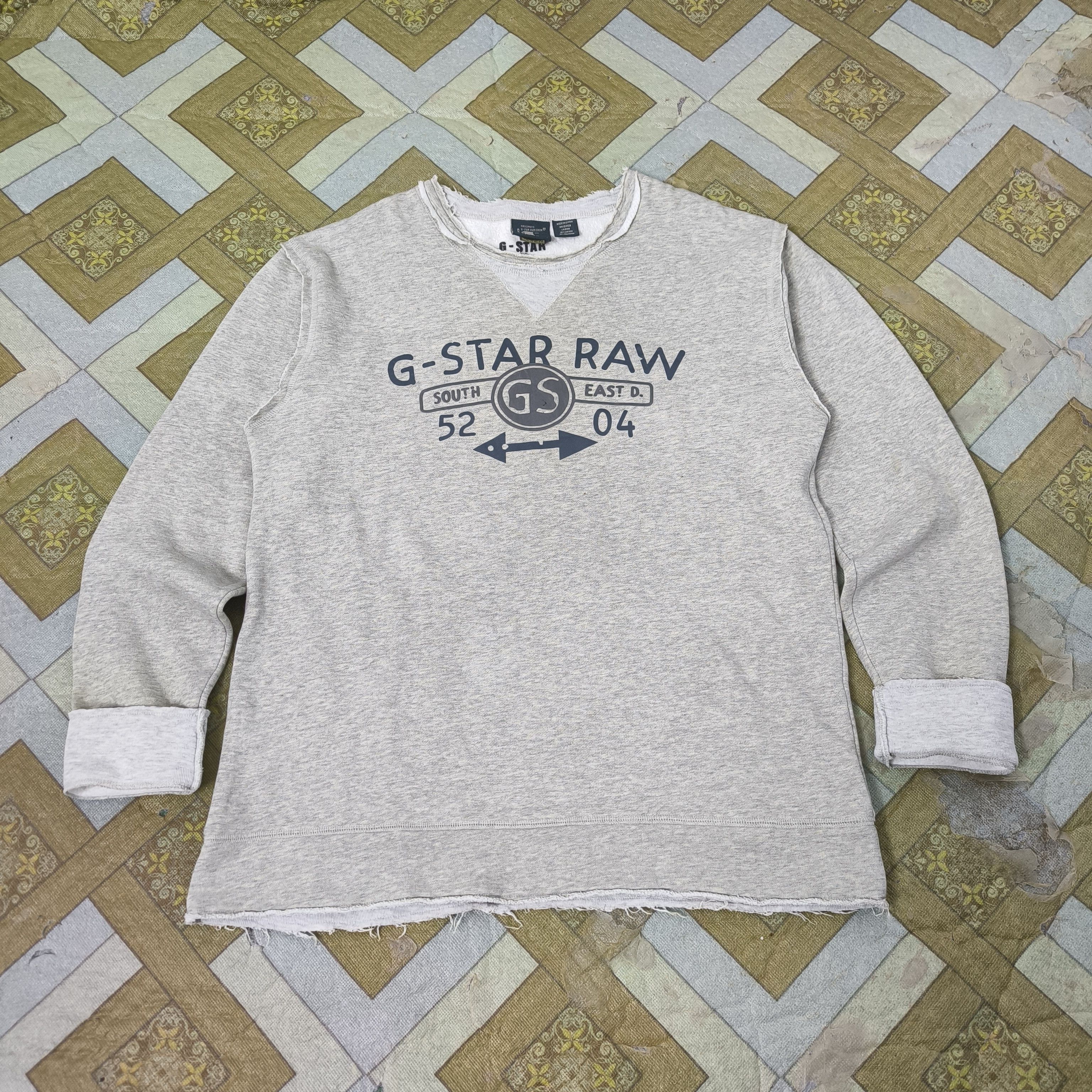 G-star thrashed edge sweatshirt