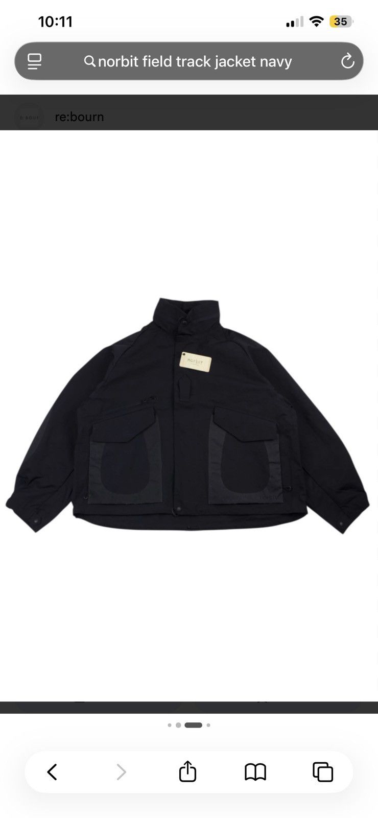 Norbit Norbit by Hiroshi Nozawa Field Track Jacket | Size Small Size US M / EU 48-50 / 2 - 3 Thumbnail