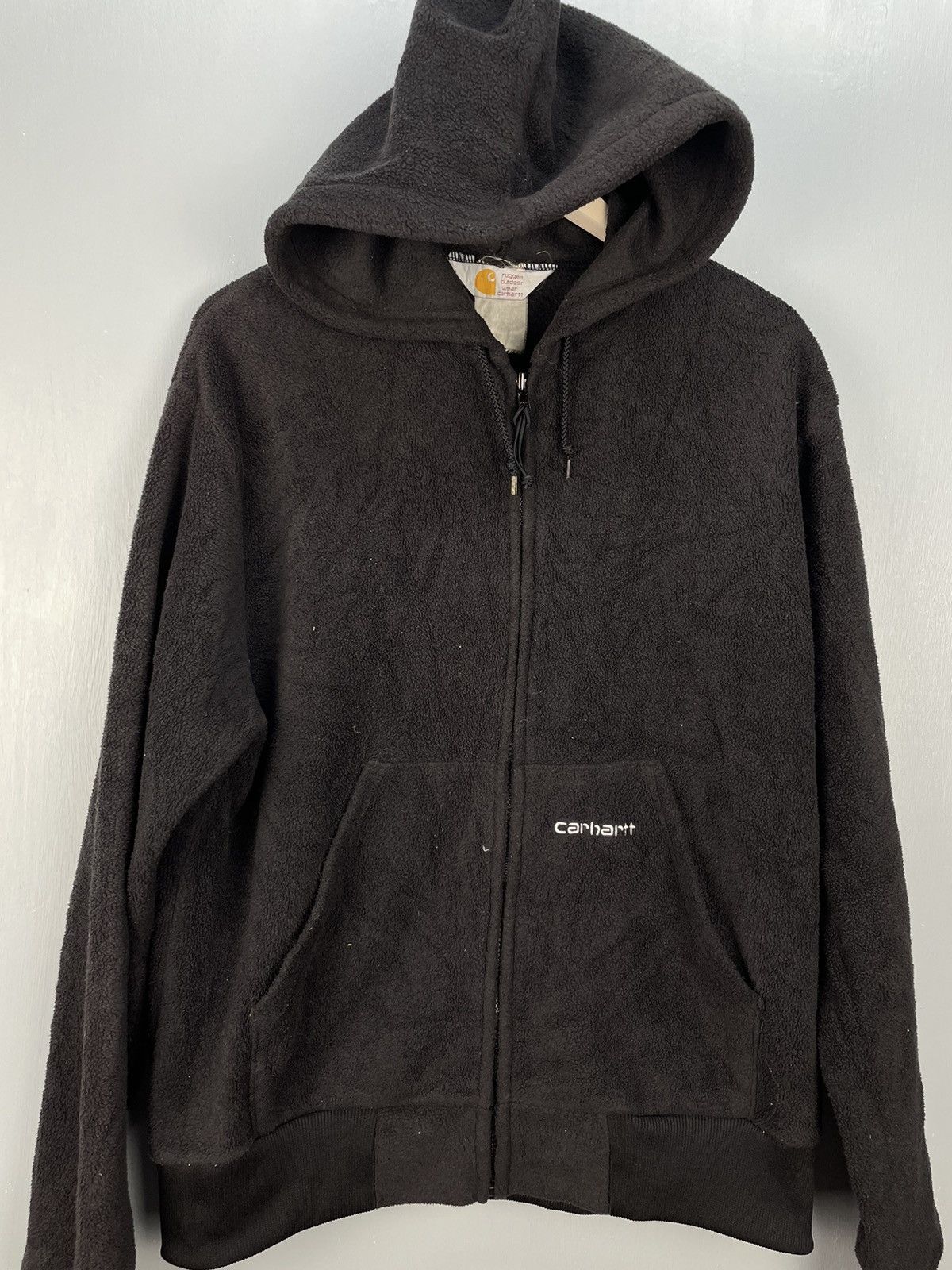 Carhartt Vintage Carhartt zip up hoodie fleece Size US L / EU 52-54 / 3 - 3 Thumbnail
