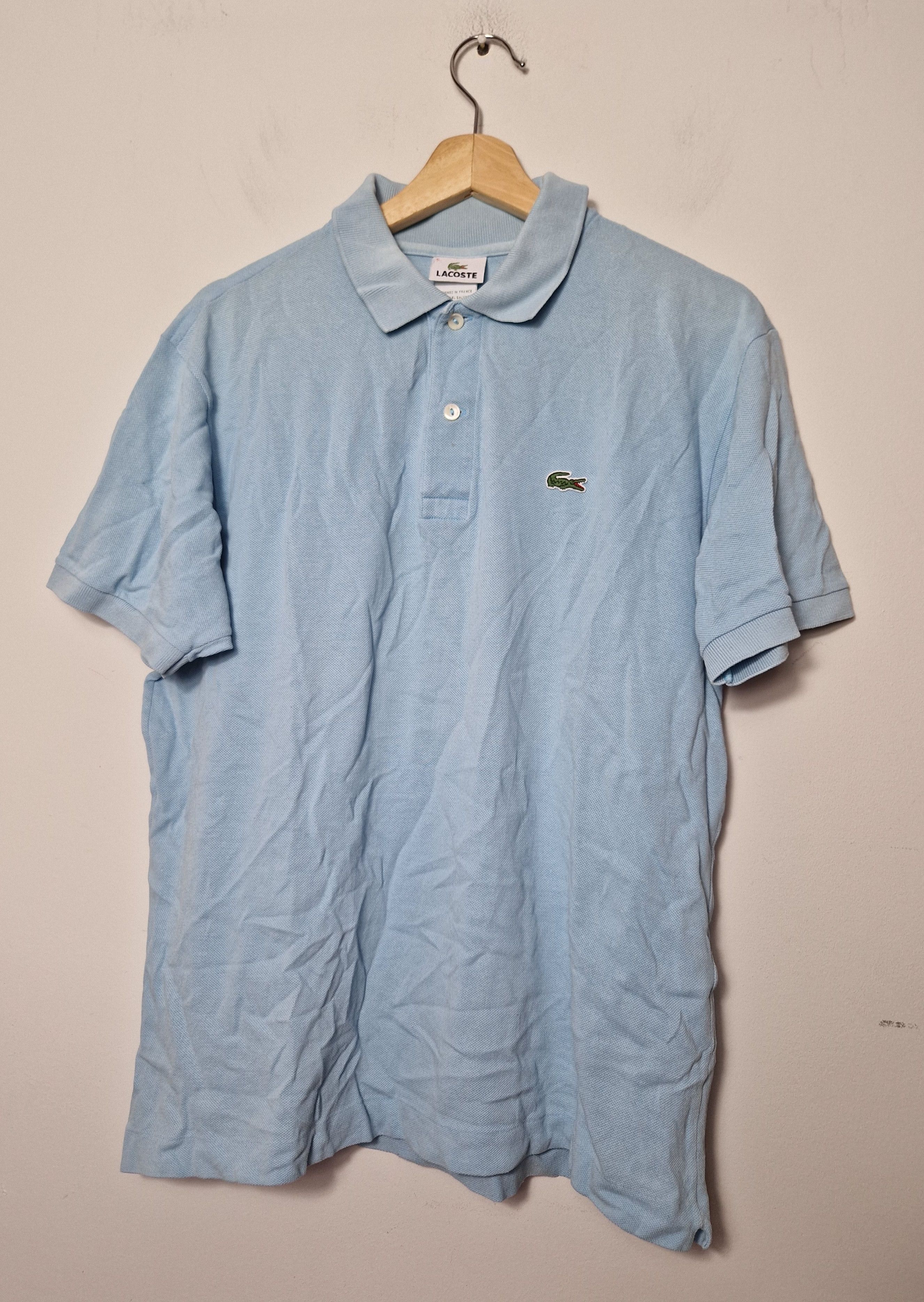 Lacoste Lacoste baby blue polo tee Size US XL / EU 56 / 4 - 1 Thumbnail