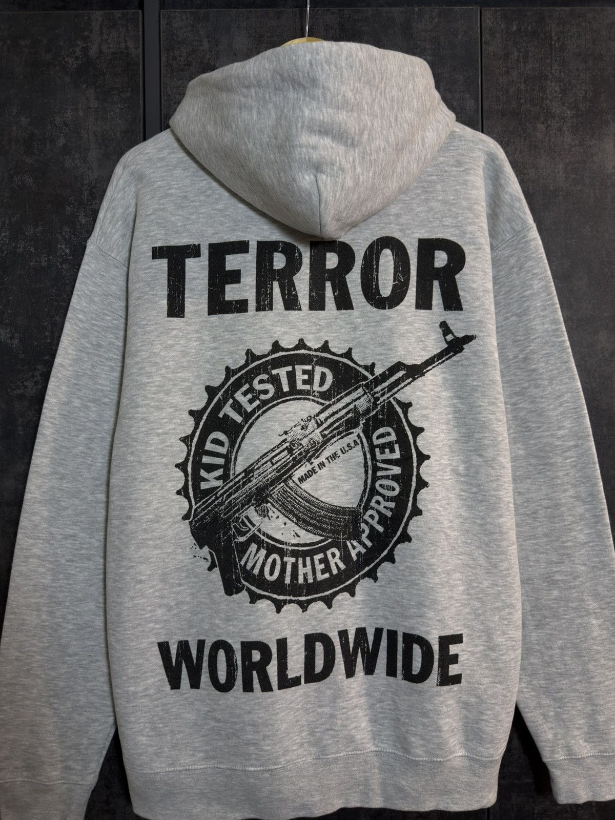Vintage Vintage 00s Terror Worldwide Kid Tested Crew Hoodie Deftones Size US XL / EU 56 / 4 - 4 Thumbnail