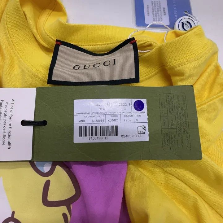 Gucci GUCCI Love Parade Banana Cat Print T-Shirt-2507 Size S / US 4 / IT 40 - 4 Thumbnail