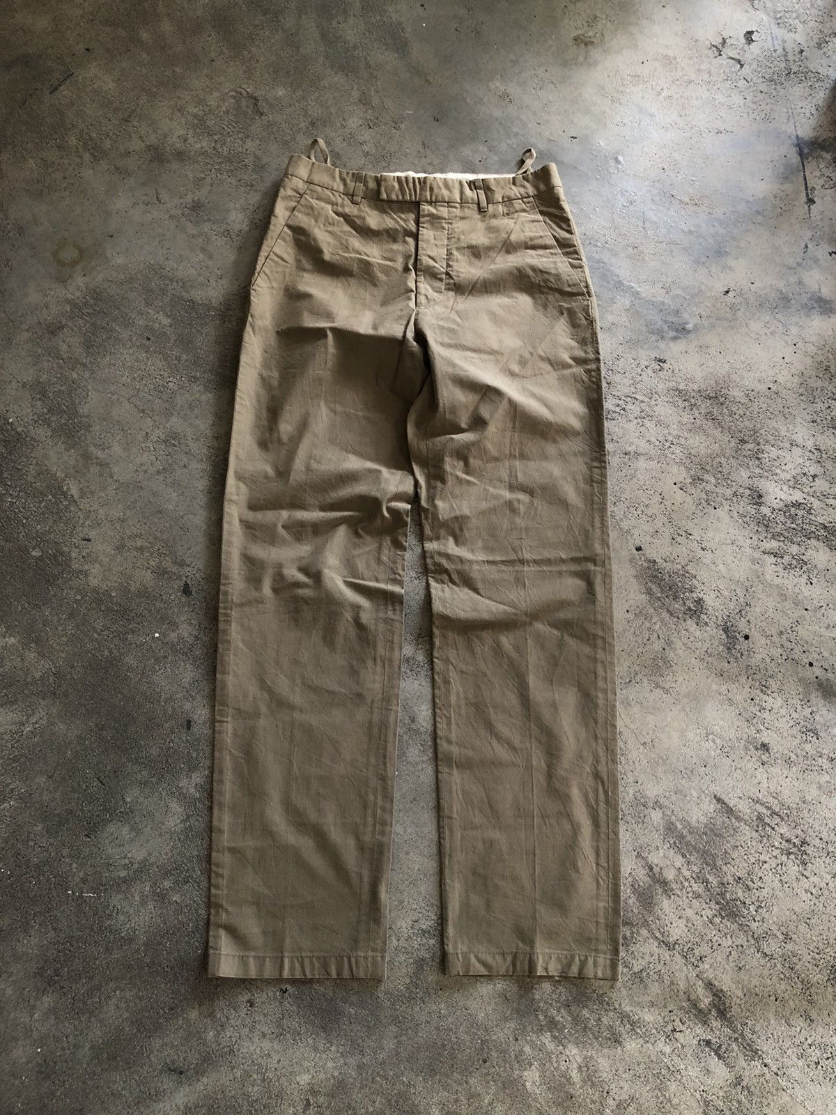 Helmut Lang VINTAGE HELMUT LANG CHINO PANTS Size US 28 / EU 44 - 1 Thumbnail
