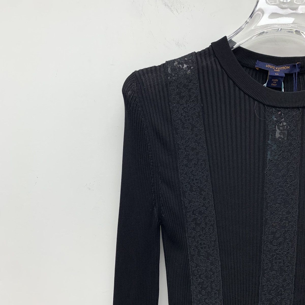 Louis Vuitton Louis Vuitton Lace Hollow Out Long Sleeve Knit Sweater K26WX Size M / US 6-8 / IT 42-44 - 3 Thumbnail