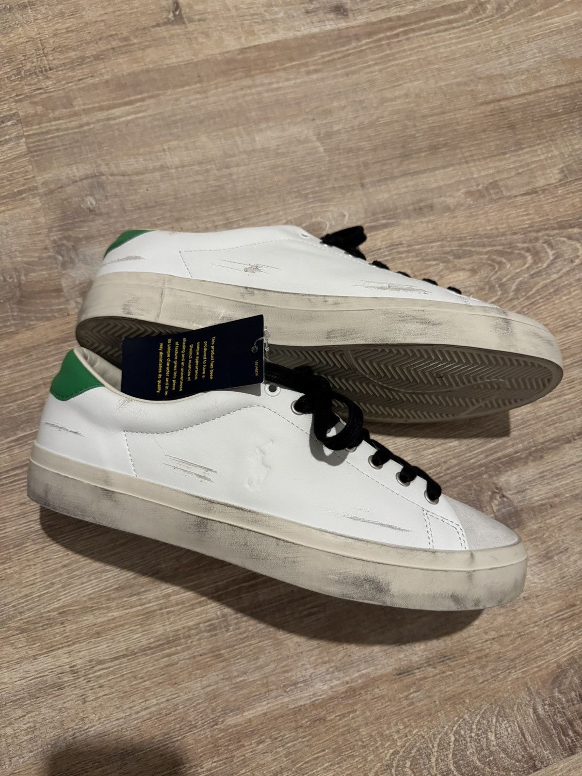 Polo Ralph Lauren Polo Ralph Lauren White Leather Trainers Size 43 27,5 cm Size US 10 / EU 43 - 1 Thumbnail