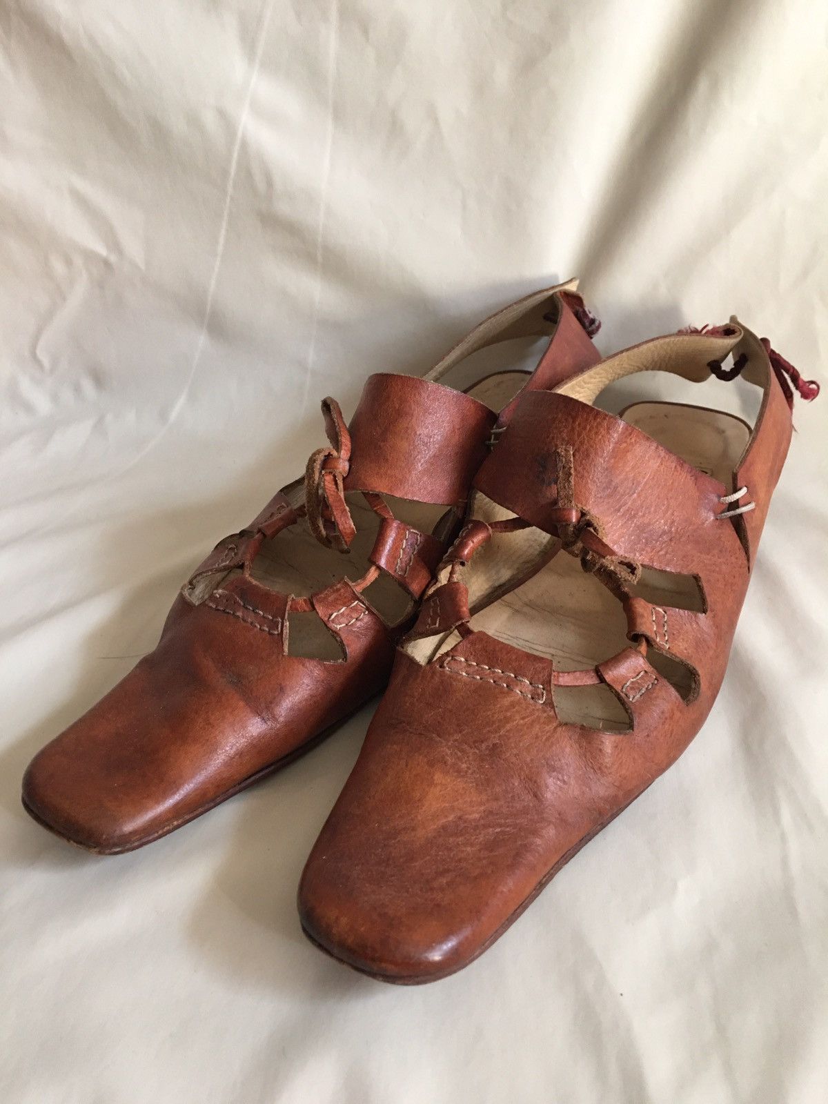 Marithe + Francois Girbaud Marithe Francois Girbaud Vintage Brown Leather Mules Shoes Size US 8 / IT 38 - 2 Thumbnail