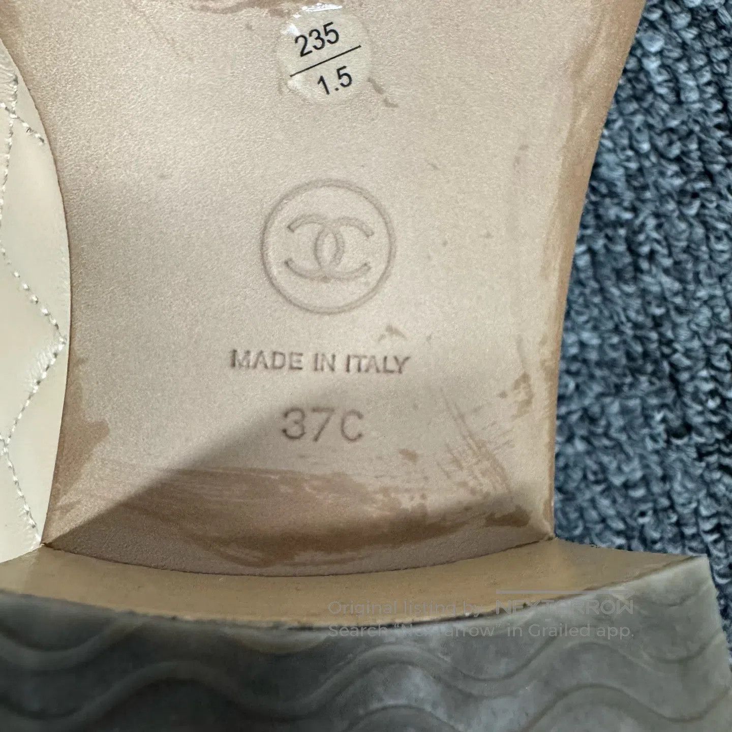 Chanel Chanel Double C: A Charitable Initiative – Beige Rhombic L Size US 6.5 / IT 36.5 - 8 Thumbnail