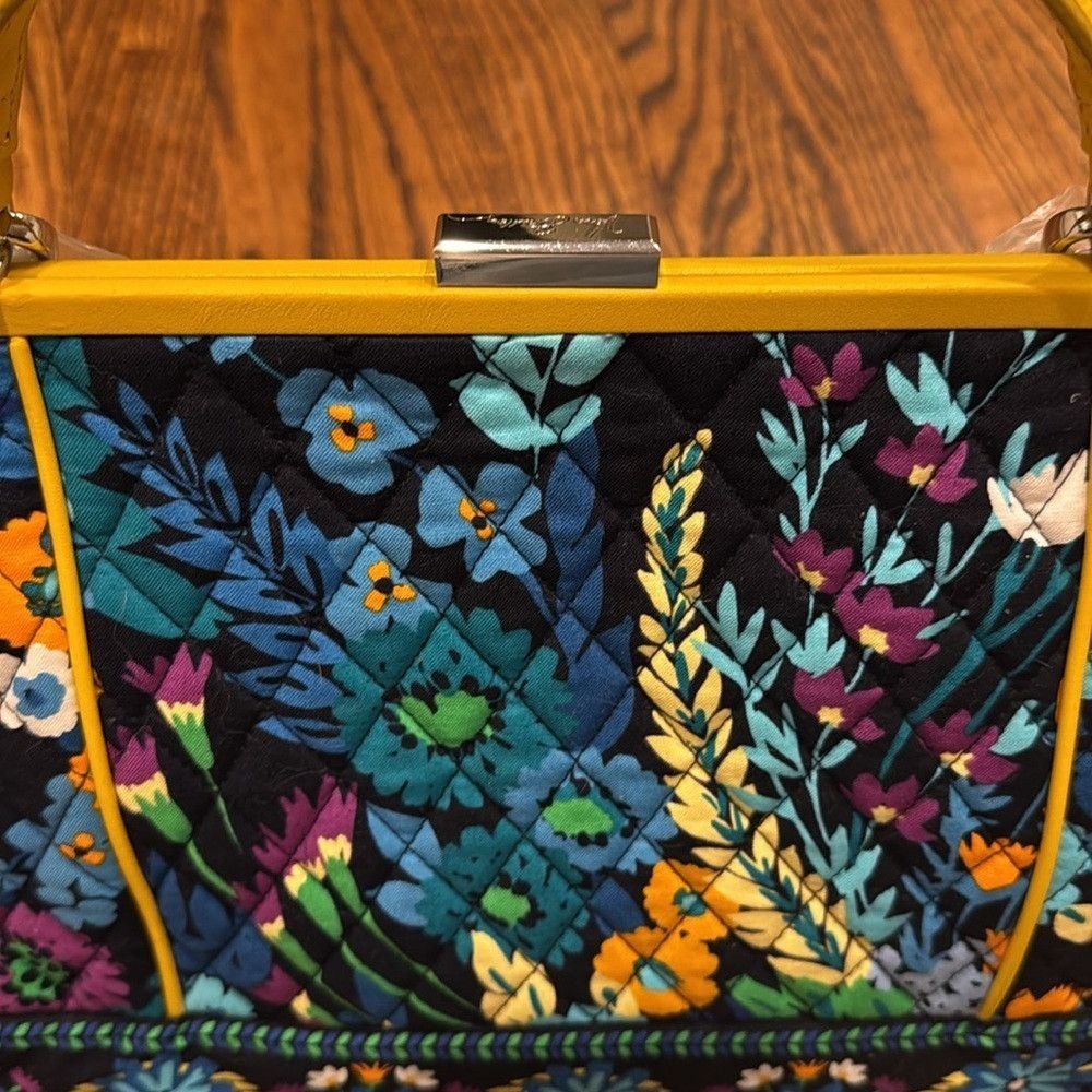 Vera Bradley Vera Bradley Barbara Frame Bag in Midnight Blues. Quilted f Size ONE SIZE - 5 Thumbnail