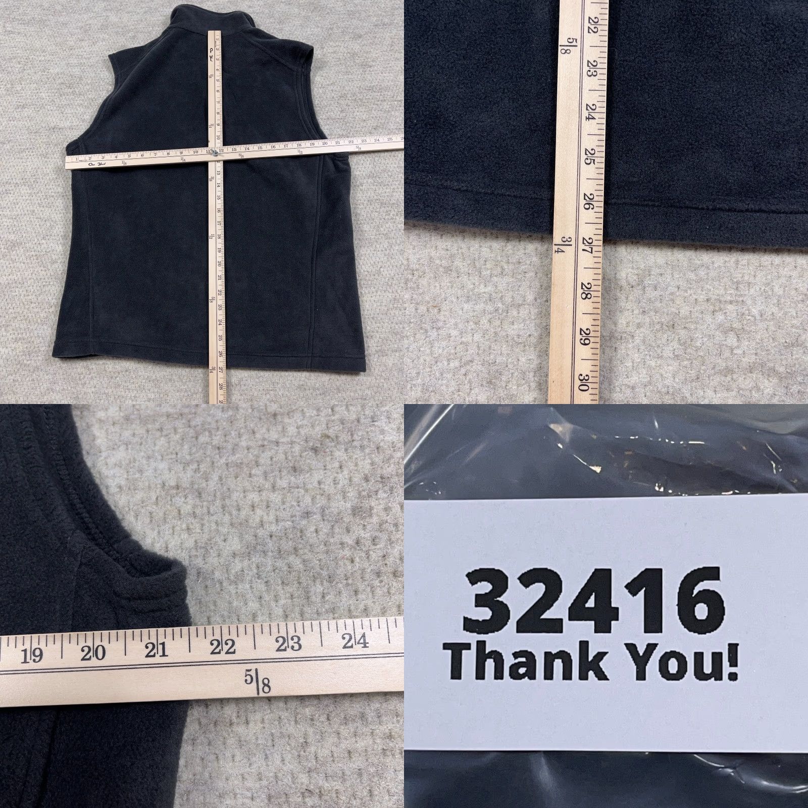 Vintage Columbia Vest Men Medium Black Fleece Steens Mountain Full Zip Jacket Size US M / EU 48-50 / 2 - 8 Thumbnail