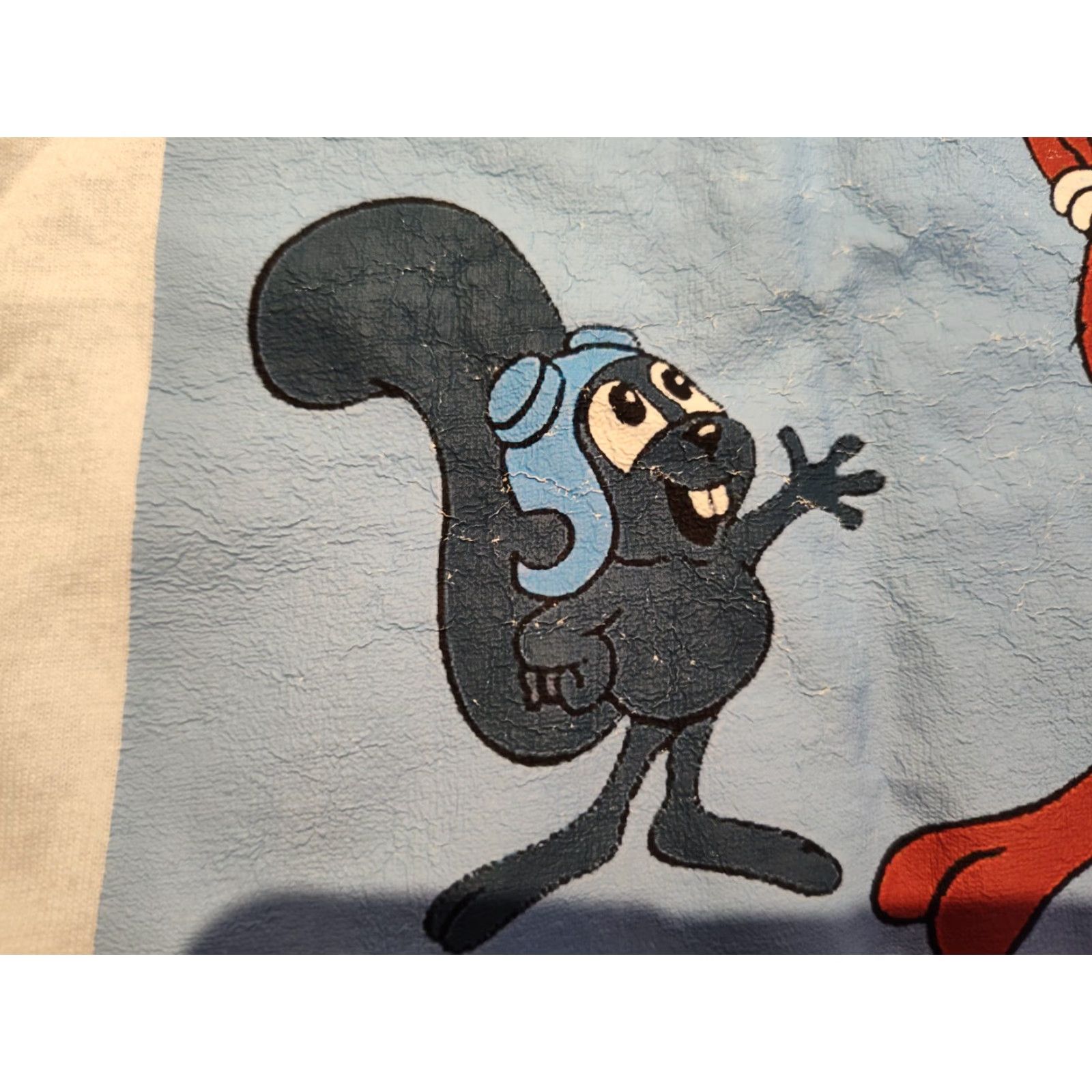 Fruit Of The Loom VINTAGE Fruit of the Loom Rocky & Bullwinkle Graphic T-Shirt White Size XL 90s Cartoon Mens Size US XL / EU 56 / 4 - 5 Thumbnail