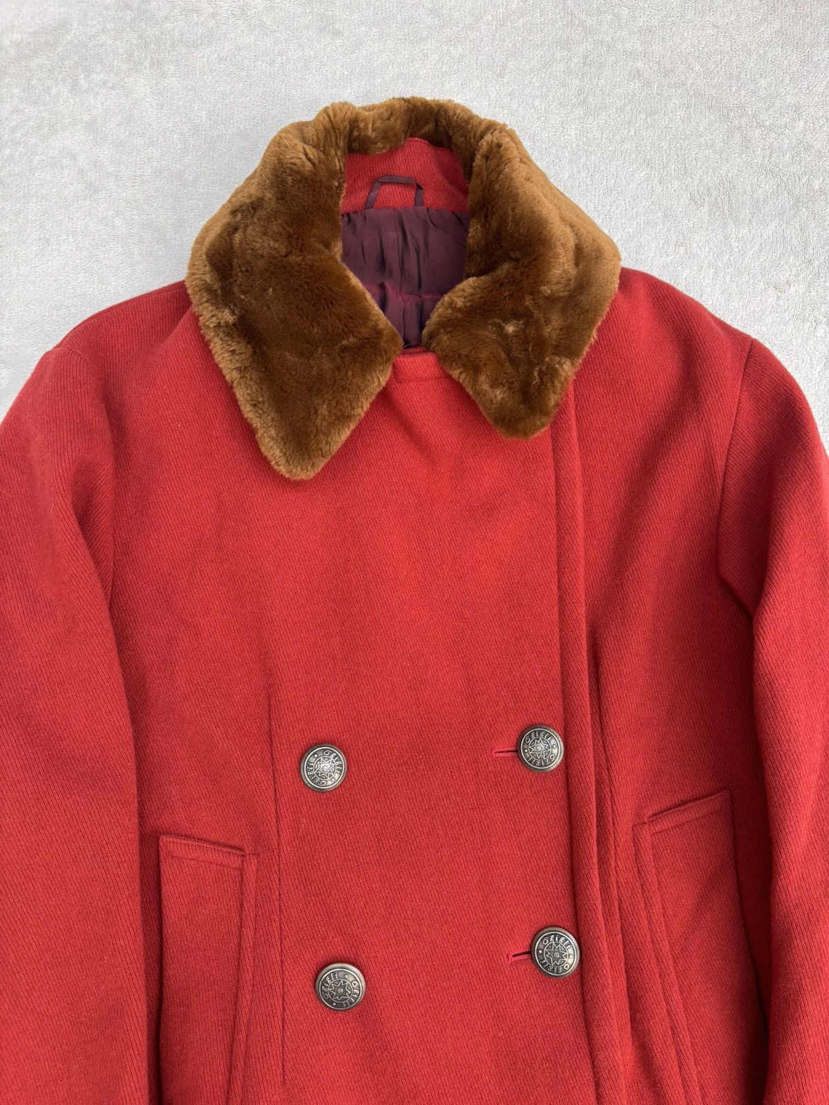Romeo Gigli Archive 90s Romeo Gigli Double Breasted Faux Fur Coat Size M / US 6-8 / IT 42-44 - 10 Thumbnail