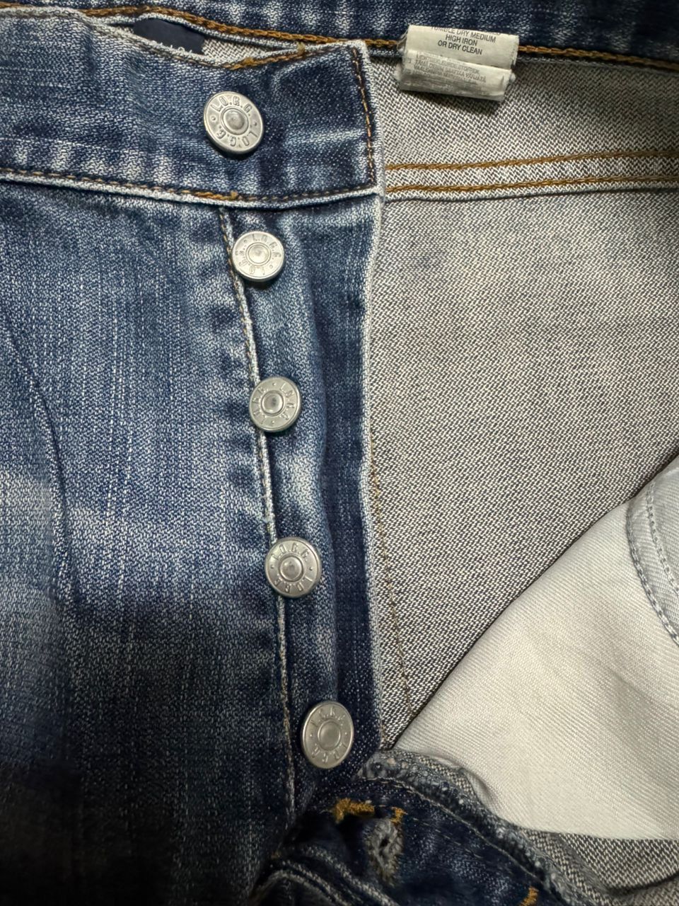 H&M 💥Grunge💥Vintage H&M Logg Mudwash Insane Distressed Denim Size US 31 - 10 Thumbnail