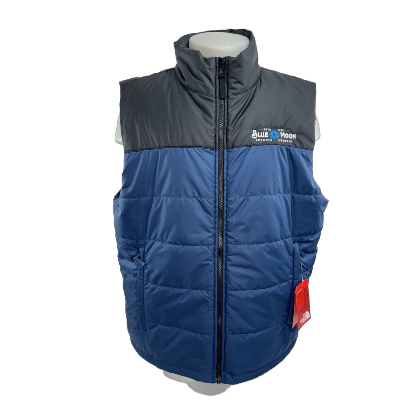 The North Face The North Face Blue Moon Brewing Company - Vest - Mens XL - Blue Quilted Full Zip - Recycled Polyester Size US XL / EU 56 / 4 - 1 Thumbnail