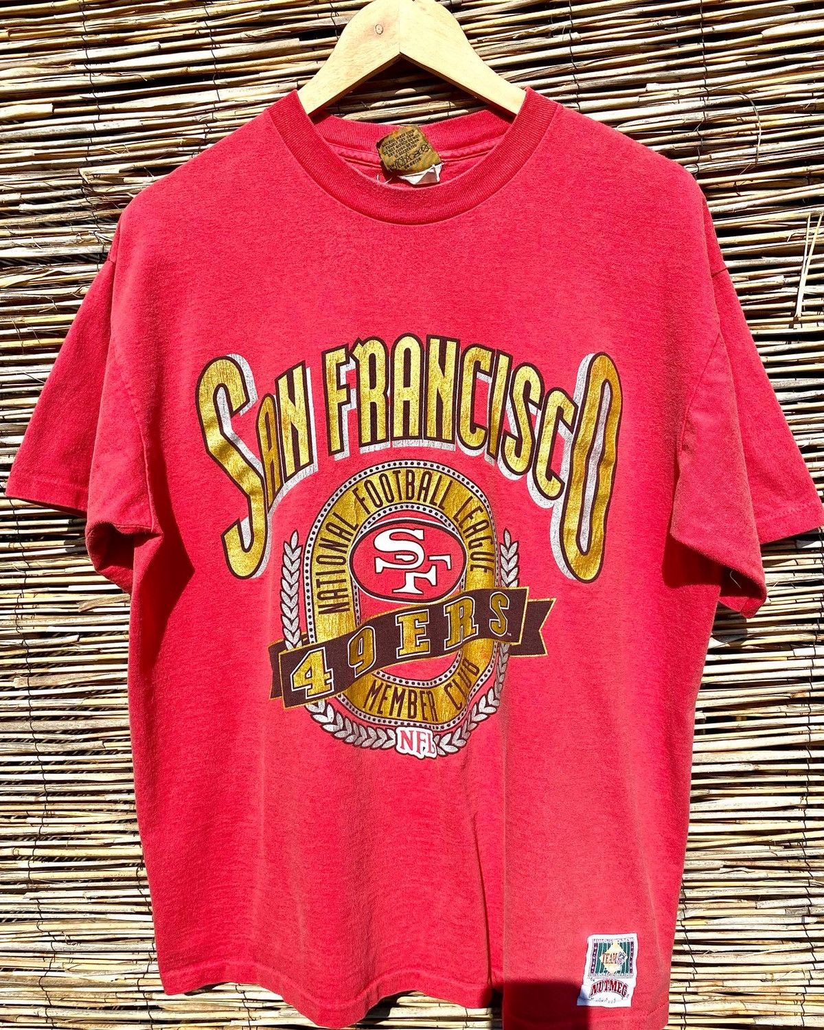 Rare Vintage San Francisco 49ers Comic Series 1993 T-shirt NFL football  Salem