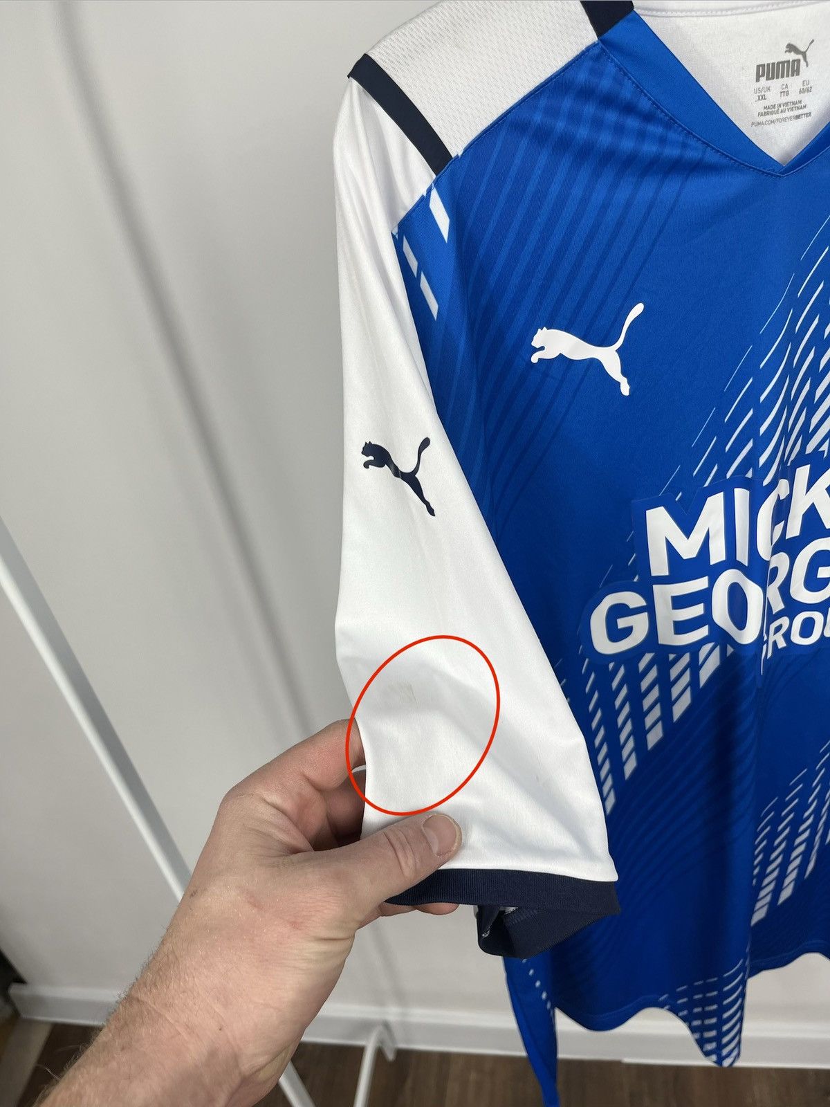 Puma Puma Peterborough United Football Jersey Shirt Blue XXL Size US XXL / EU 58 / 5 - 5 Thumbnail