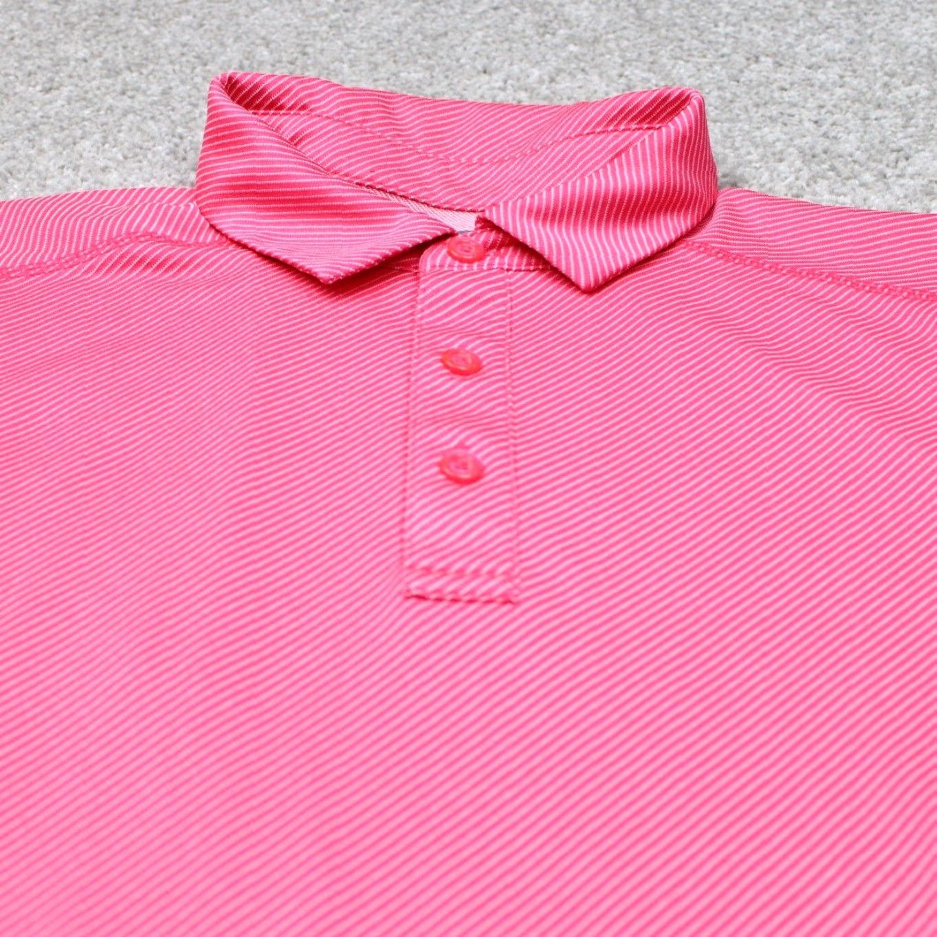 Callaway Callaway Polo Shirt Men L Pink Opti-Dri Short Sleeve Geometric Logo Sports Golf Knit Shirt Size US L / EU 52-54 / 3 - 7 Thumbnail