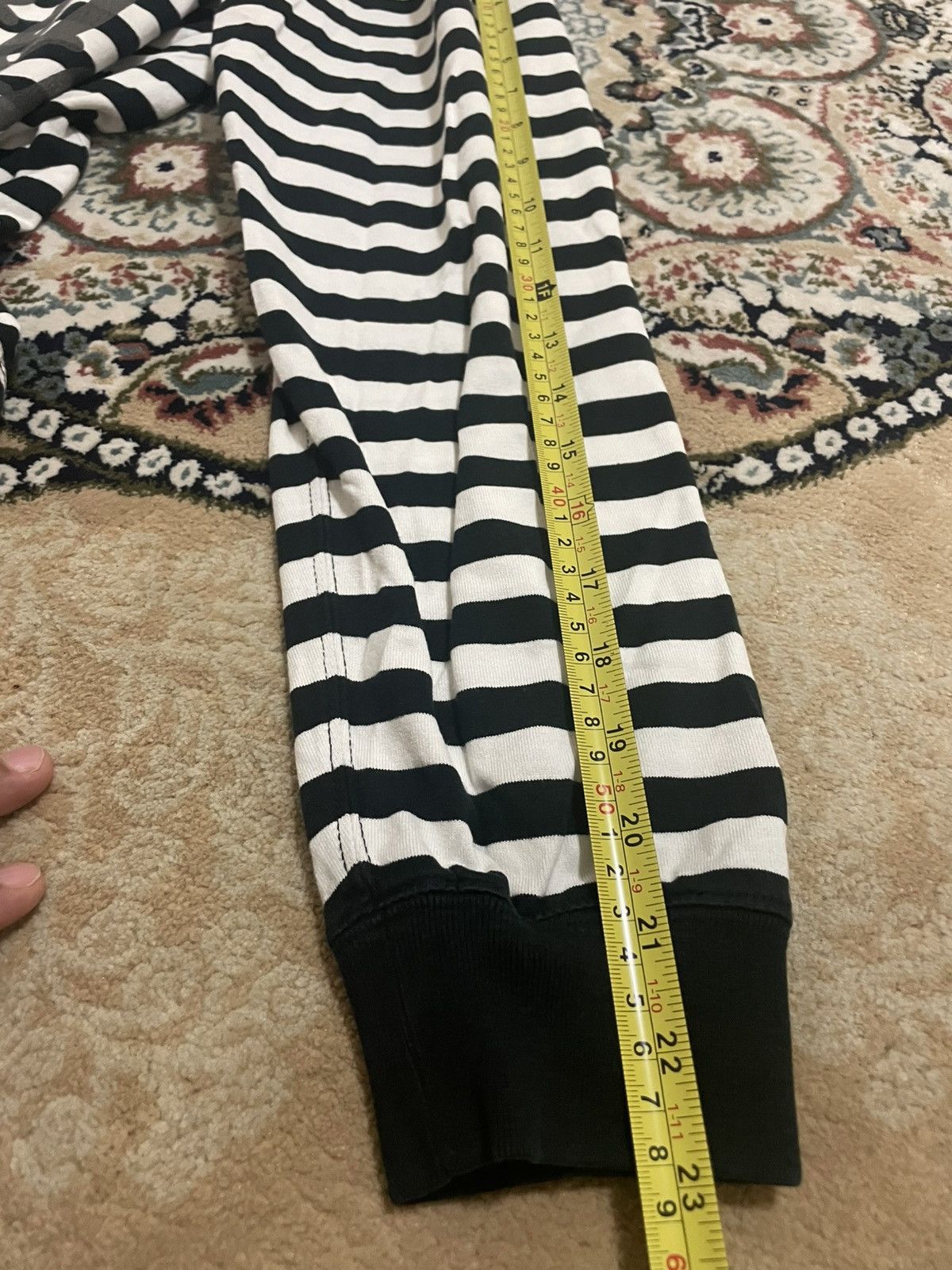Designer × Number (N)ine × Vintage 🔥Rare🔥Vintage Numbernine L/S Tshirt Striped Design Size US M / EU 48-50 / 2 - 9 Thumbnail